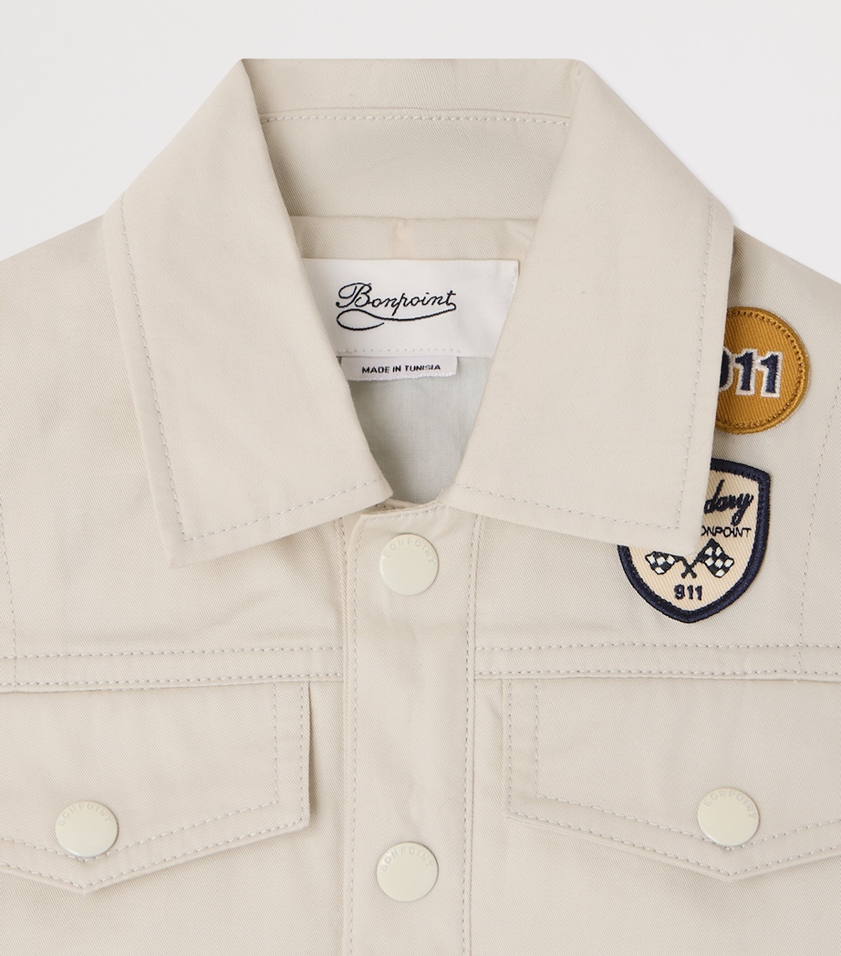 Bonpoint x Porsche BomberJacket (10-14 Years) Craie Image 3