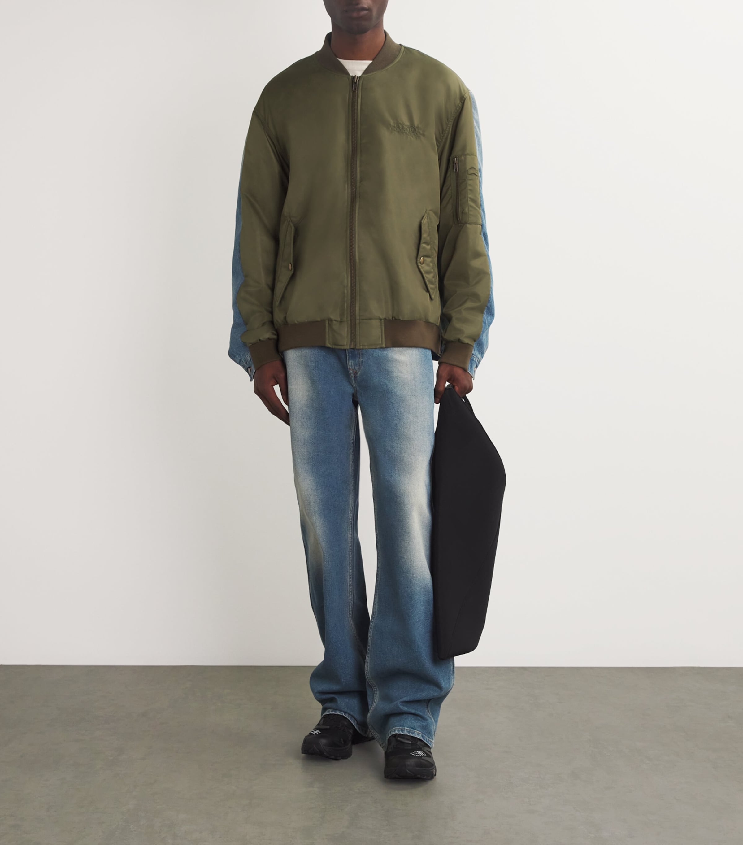 ジャケット MM6 NYLON DECONSTRUCTED BOMBER JACKET MM6 Maison Margiela Nylon Bomber Jacket | Harrods US