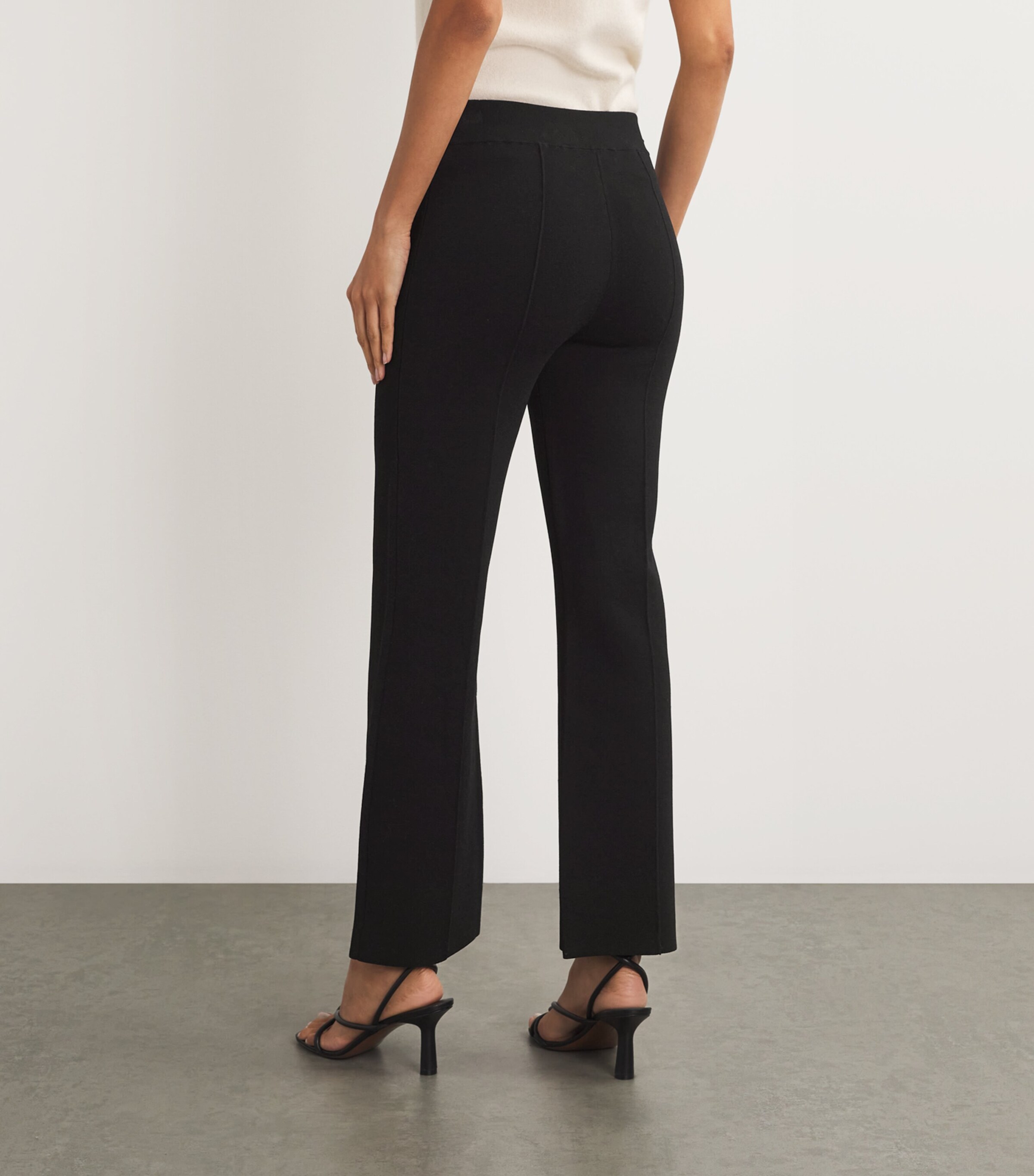 Stretch-Knit Bray Trousers BLACK Image 4