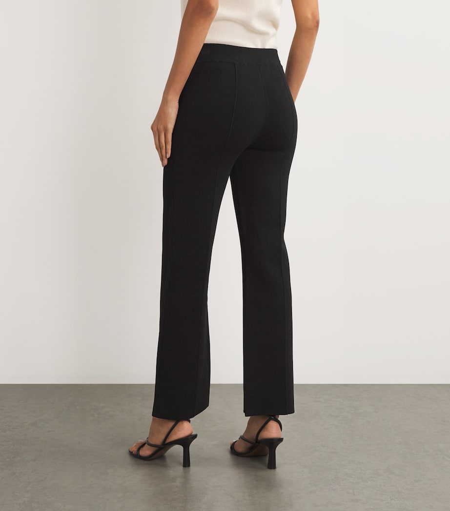 Stretch-Knit Bray Trousers BLACK Image 4