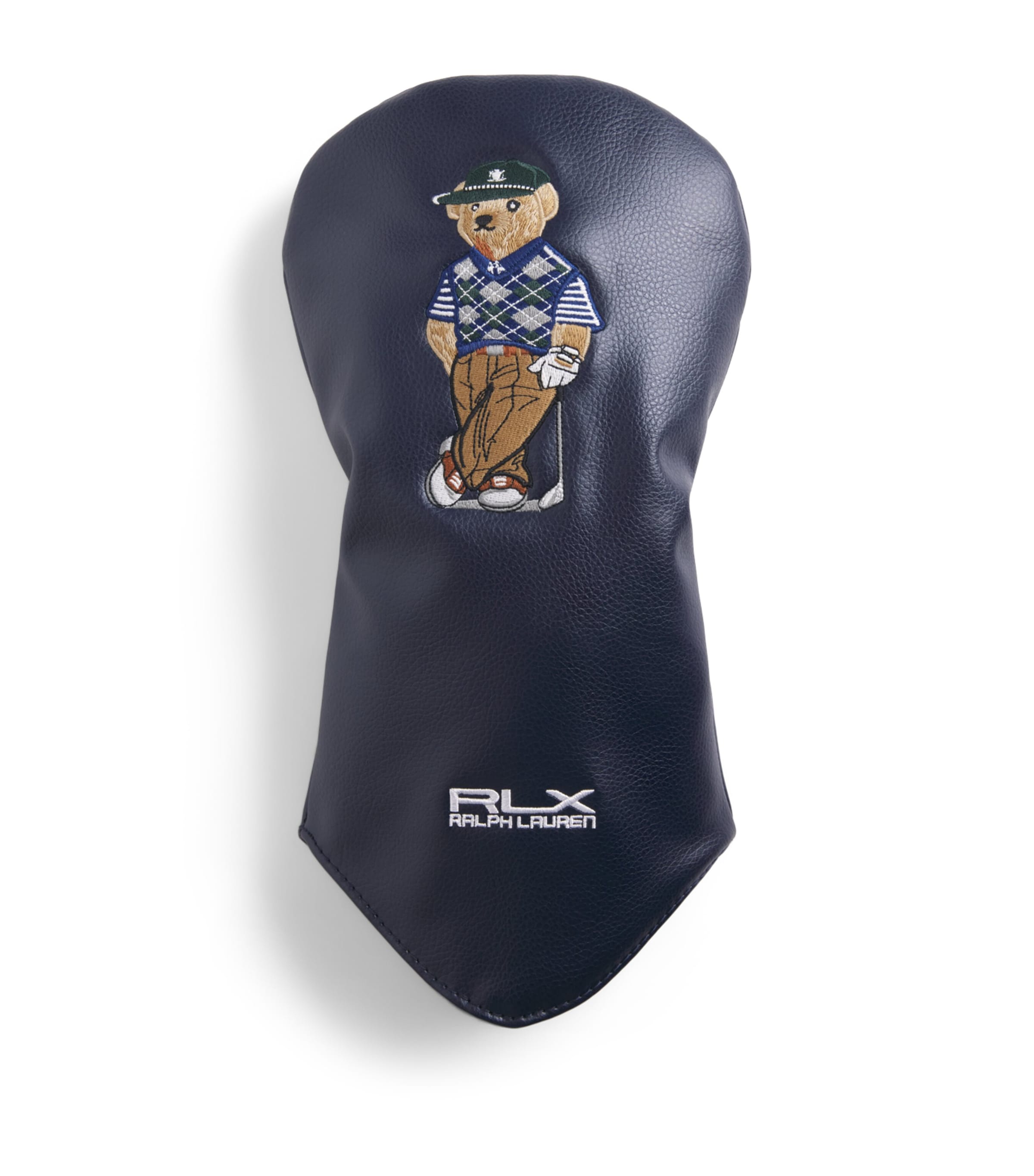 RLX Ralph Lauren Mens Polo Bear Driver Golf Cover Navy Multi Image 1