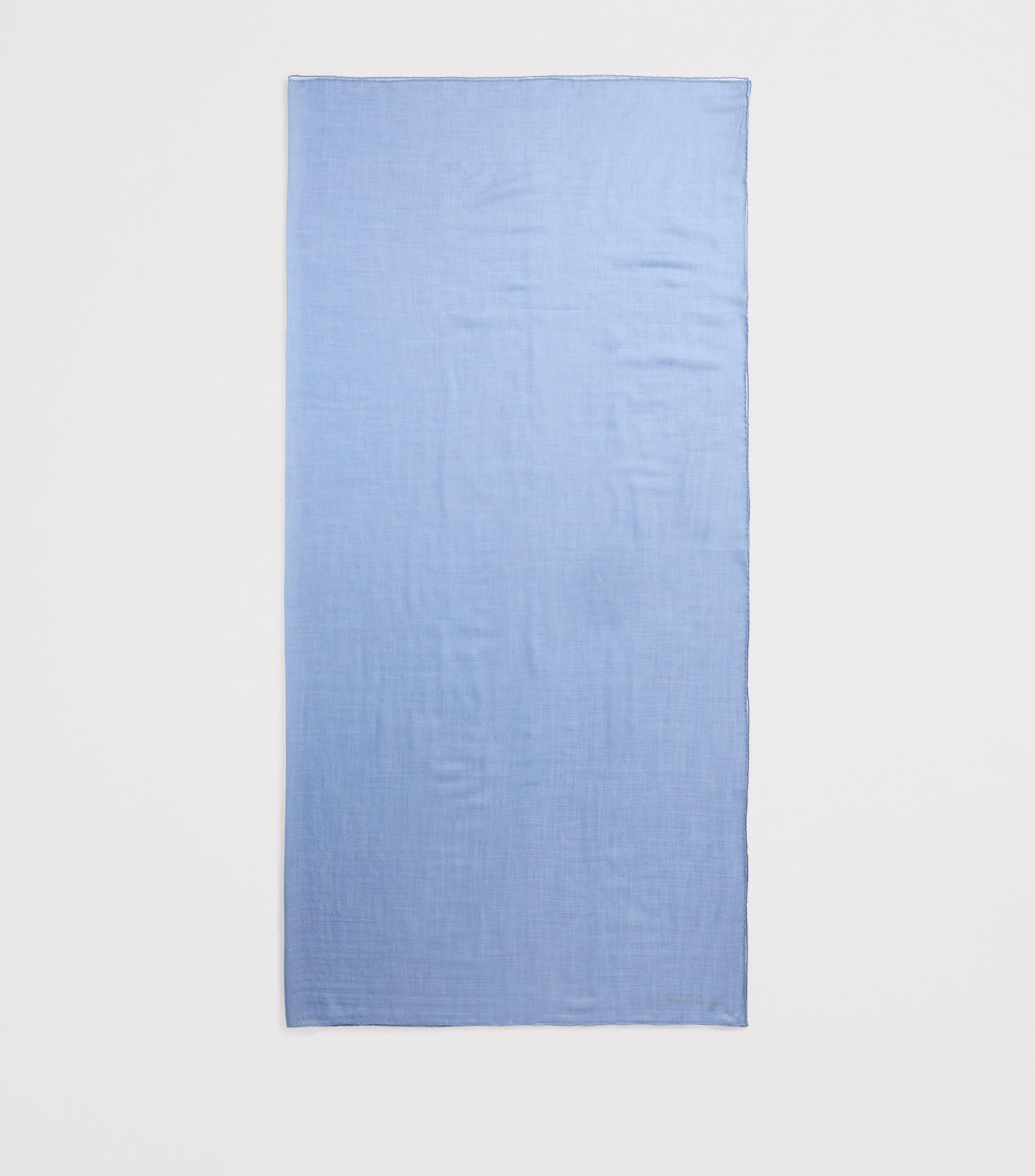 Cashmere-Silk Scarf CORNFLOWER Image 3