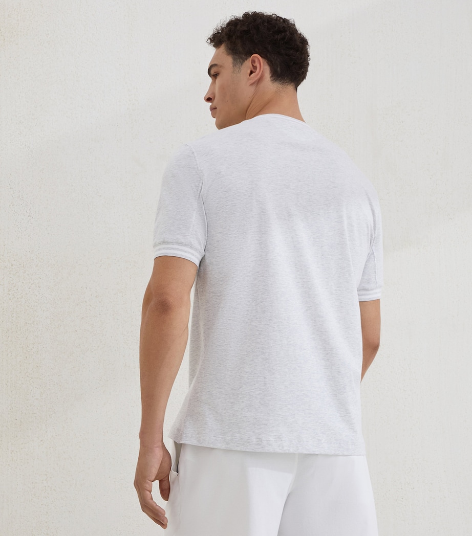 Cotton Jersey Logo T-Shirt C3657 Image 3