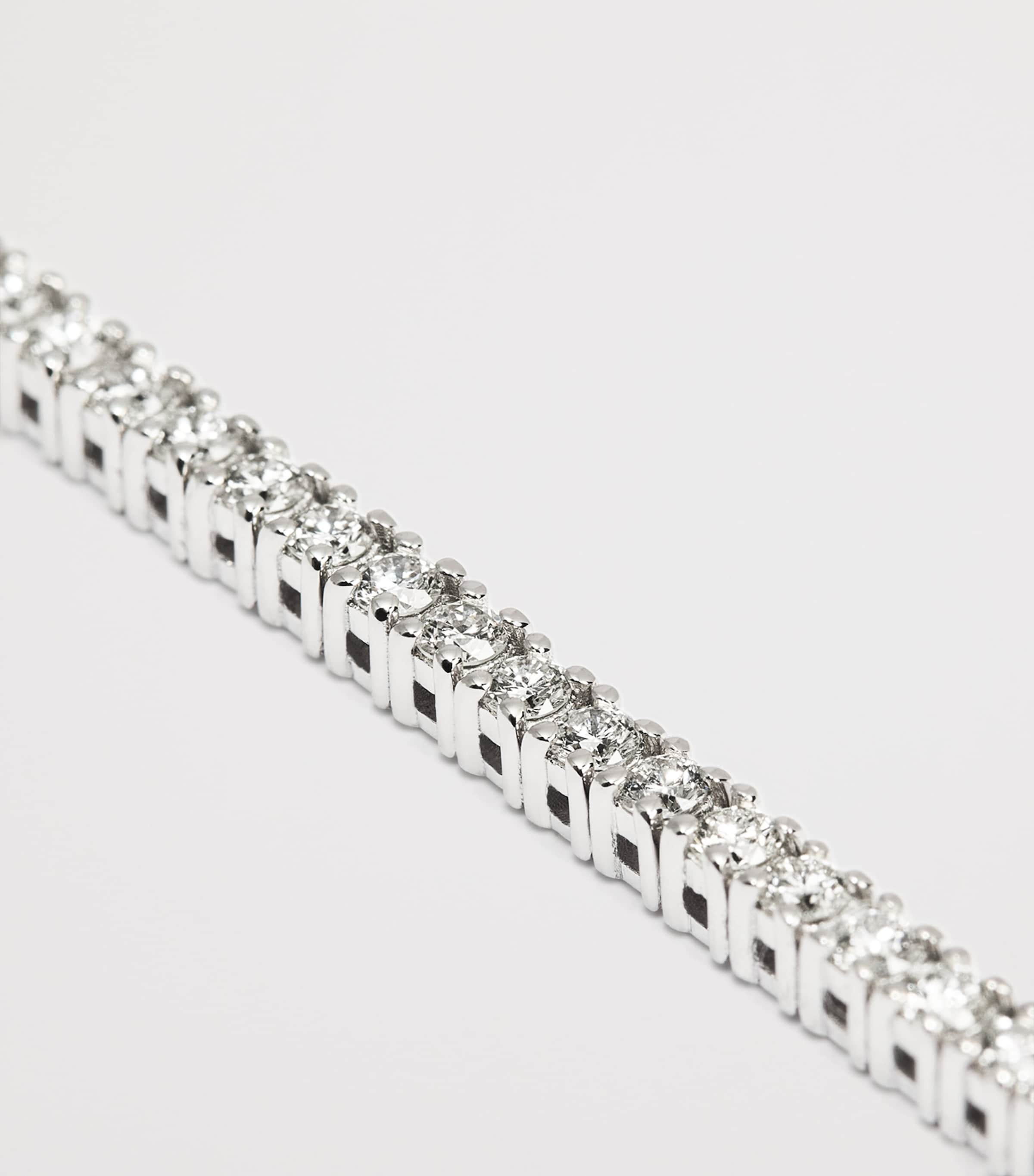White Gold and Diamond Tennis Bracelet (2.00ct) WHITE GOLD Image 6