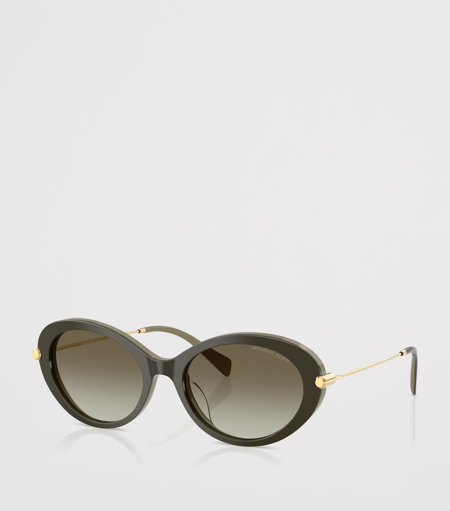 Michael Kors Rockaway Oval Sunglasses Green Image 2