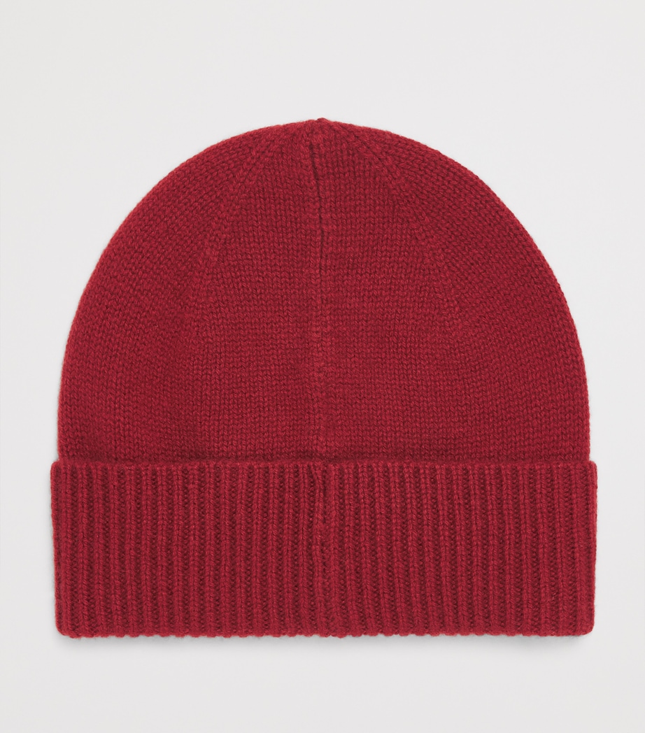 Guest In Residence Cashmere Ribbed Beanie Carmine Carm Image 2