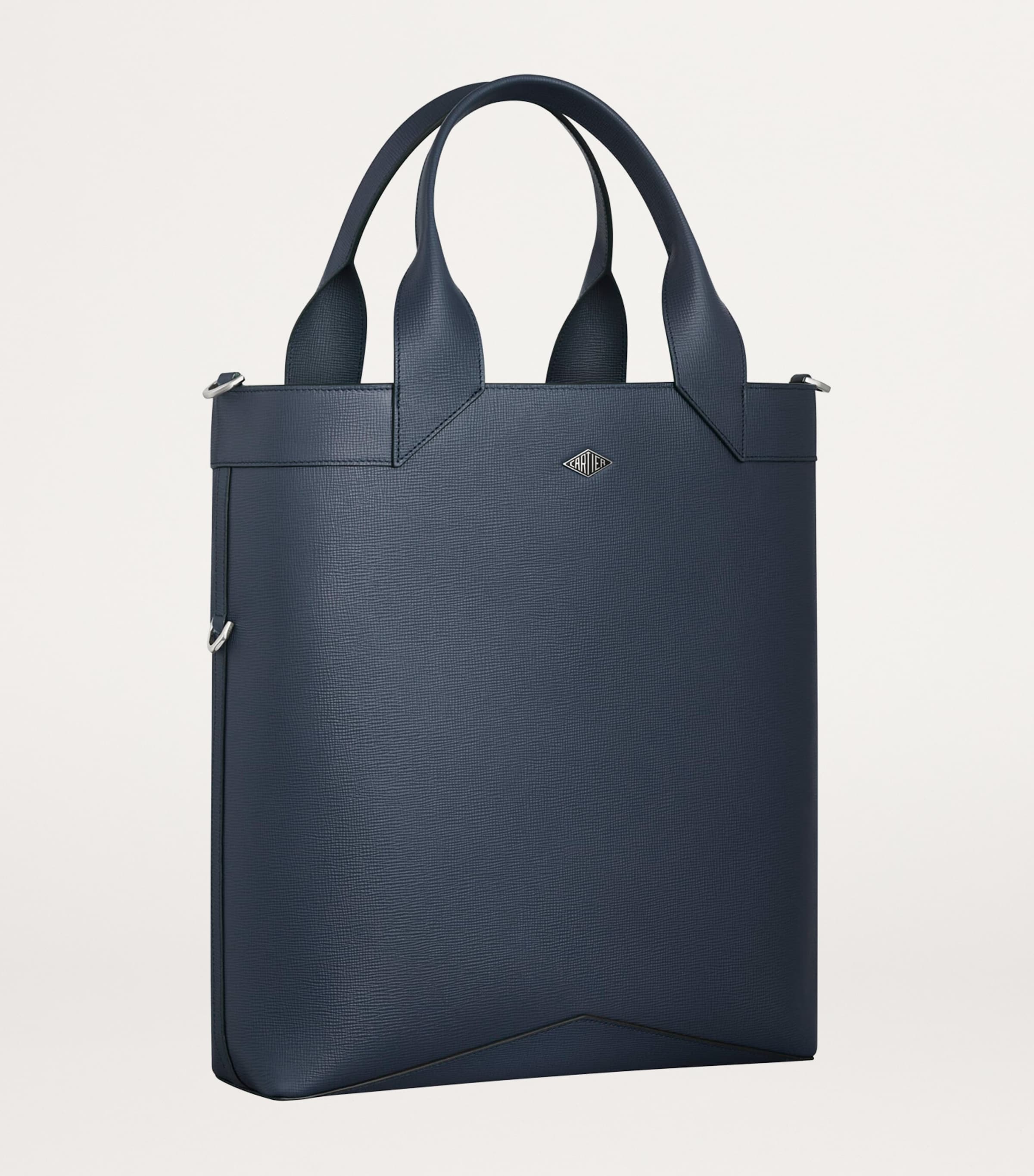 Small Calfskin Losange Tote Bag NAVY BLUE Image 2