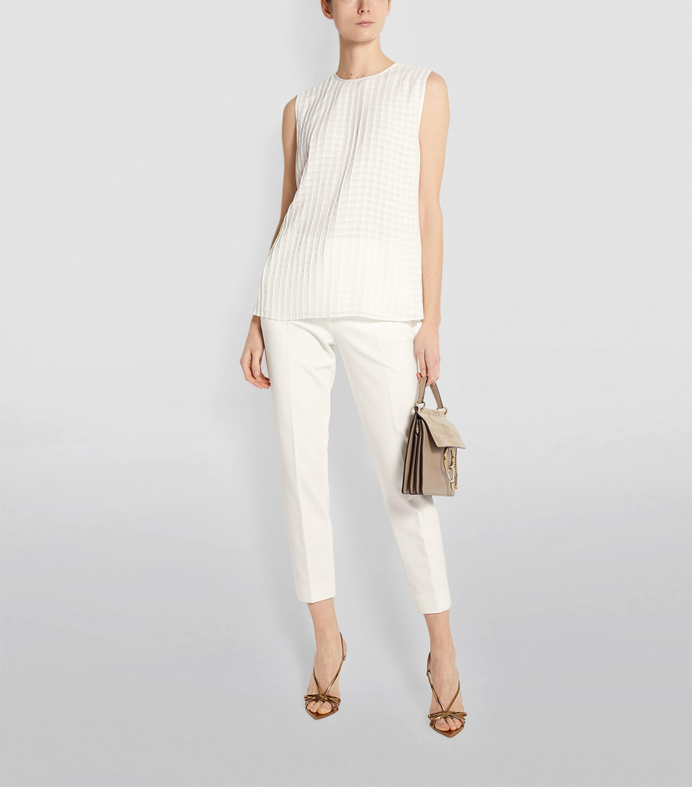 St. John Womens Geometric Top Image 3