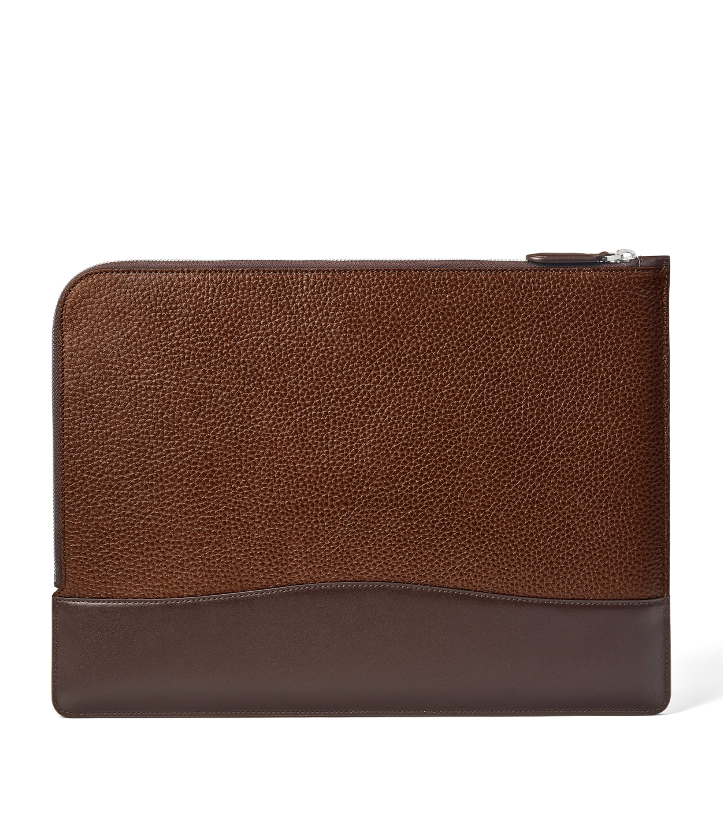 Leather Mount Street Laptop Case TOBACCO Image 4