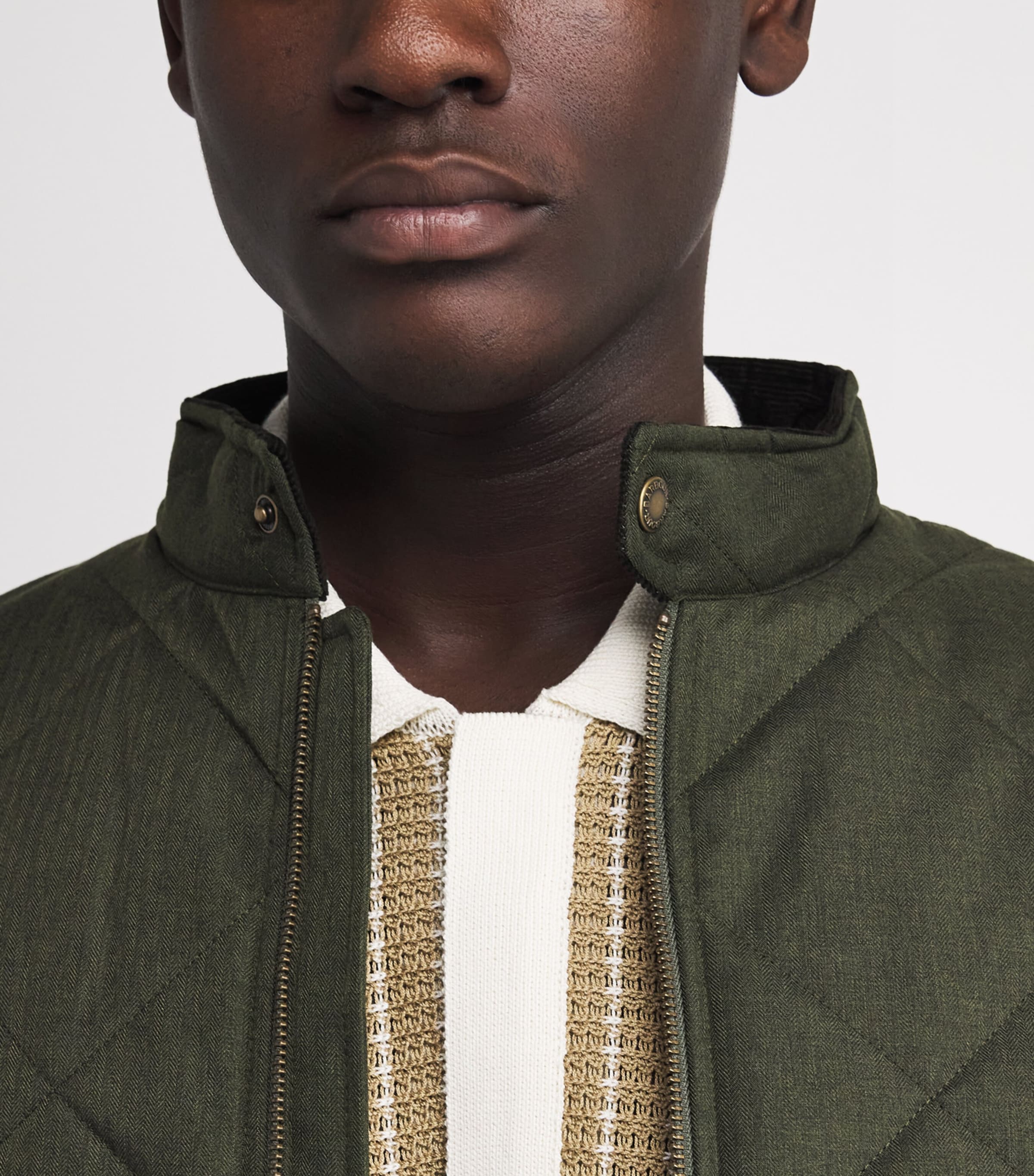 Quilted City Harrington Jacket OL71 OLIVE Image 6