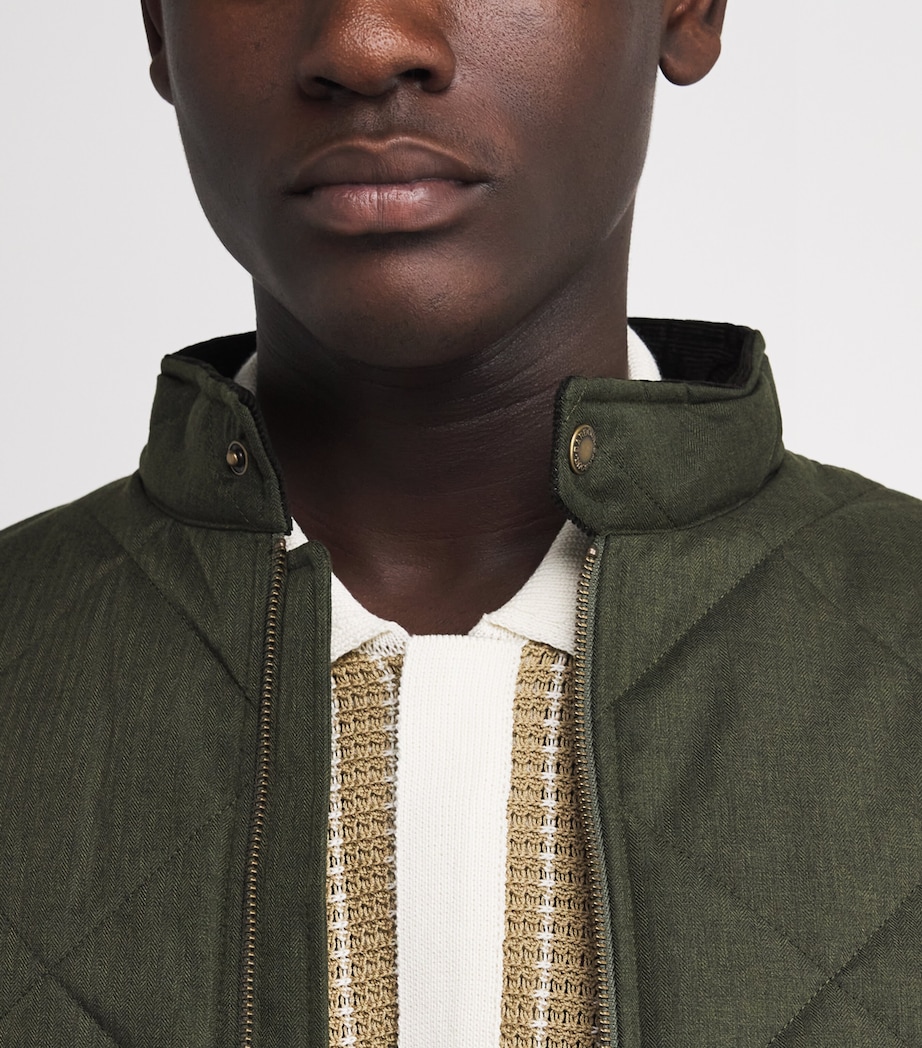 Quilted City Harrington Jacket OL71 OLIVE Image 6