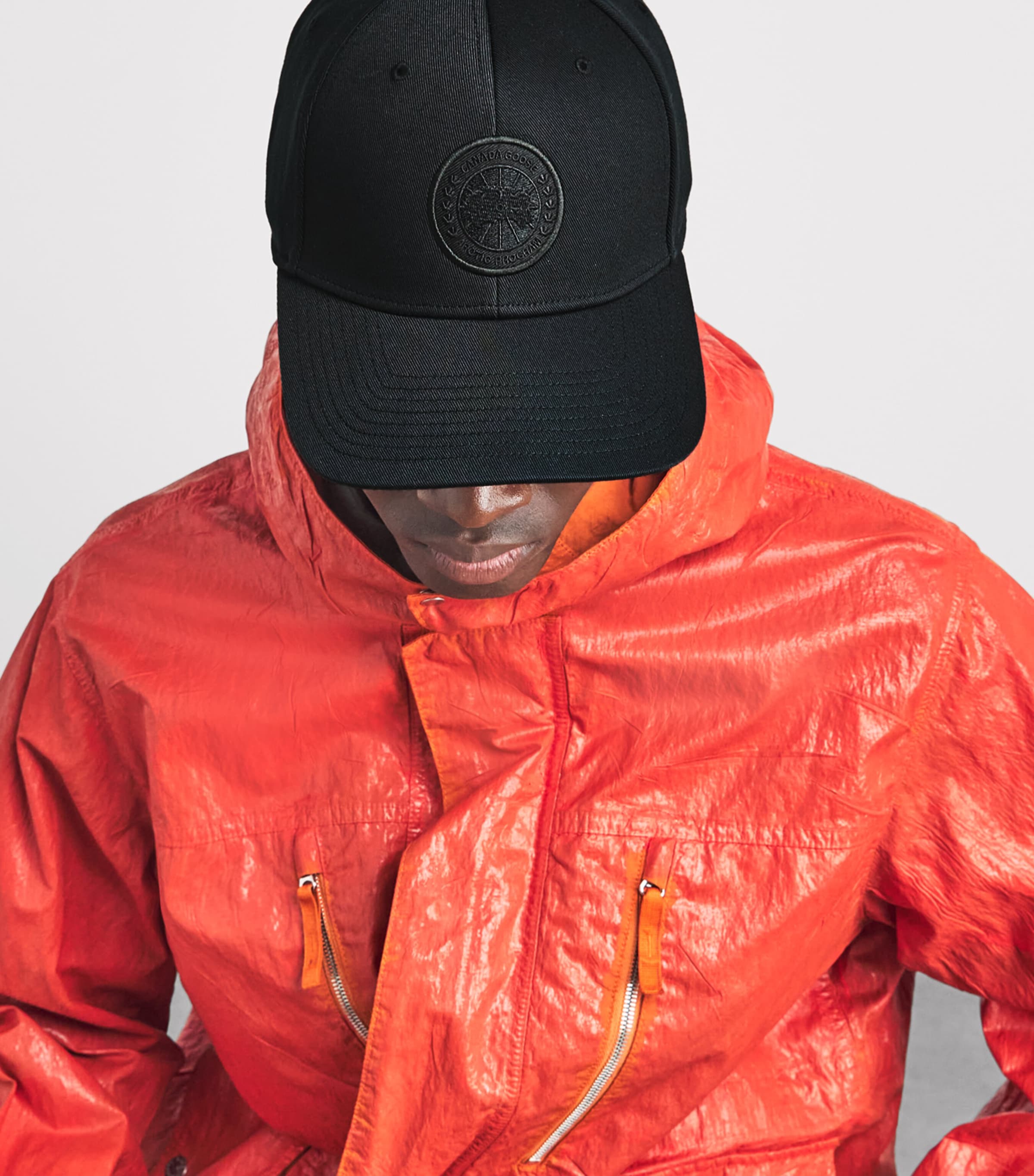 Canada Goose Logo Patch Cap Black Image 2