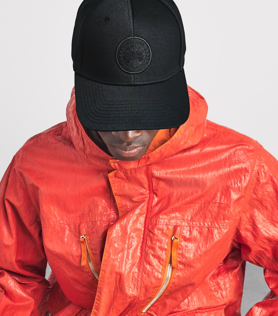 Canada Goose Logo Patch Cap Black Image 2