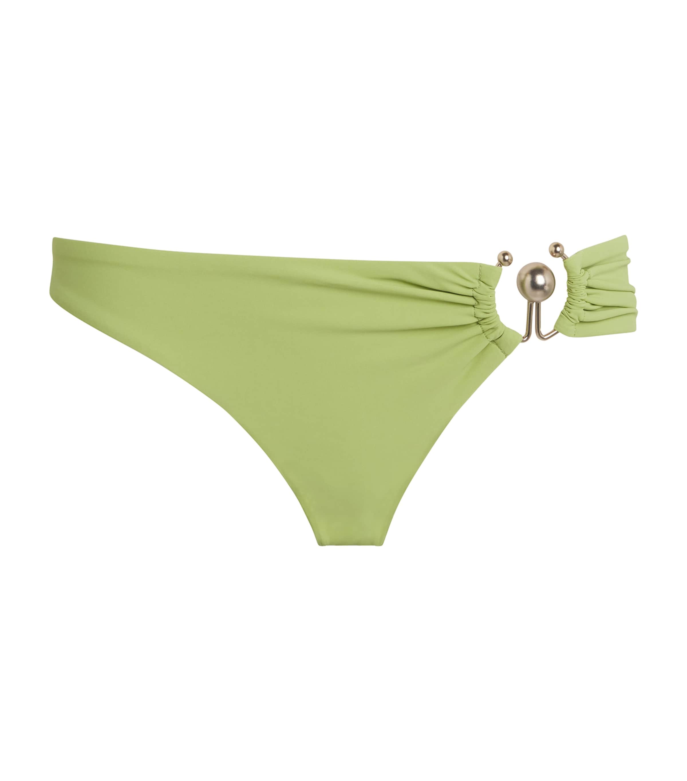 Cut-Out Orbit Bikini Briefs FRESH LIME Image 1