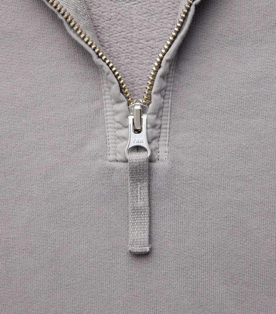 Stone Island Mens Organic Cotton Half-Zip Sweater Image 6