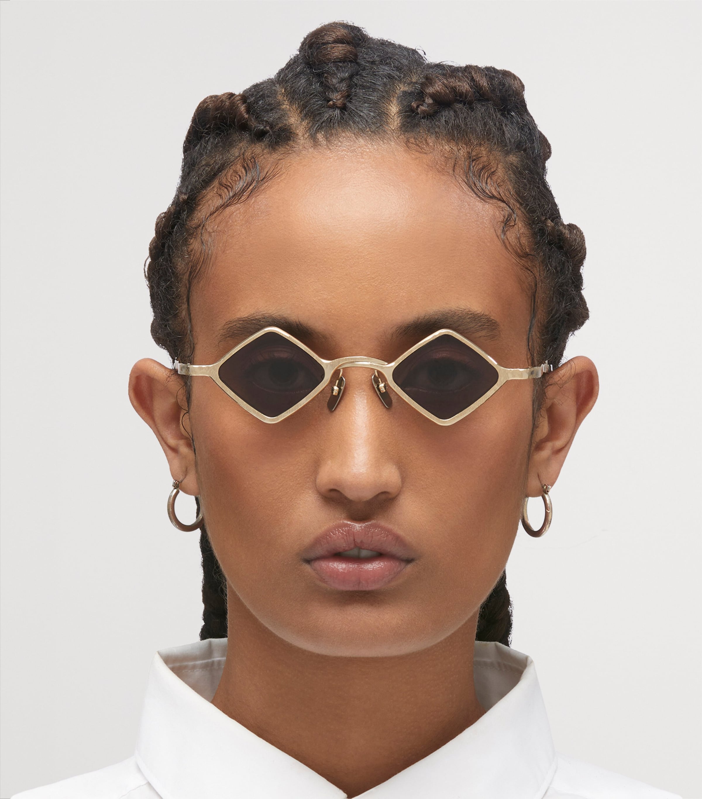 Kuboraum Metal Mask Z14 Sunglasses Gold Grey Image 2