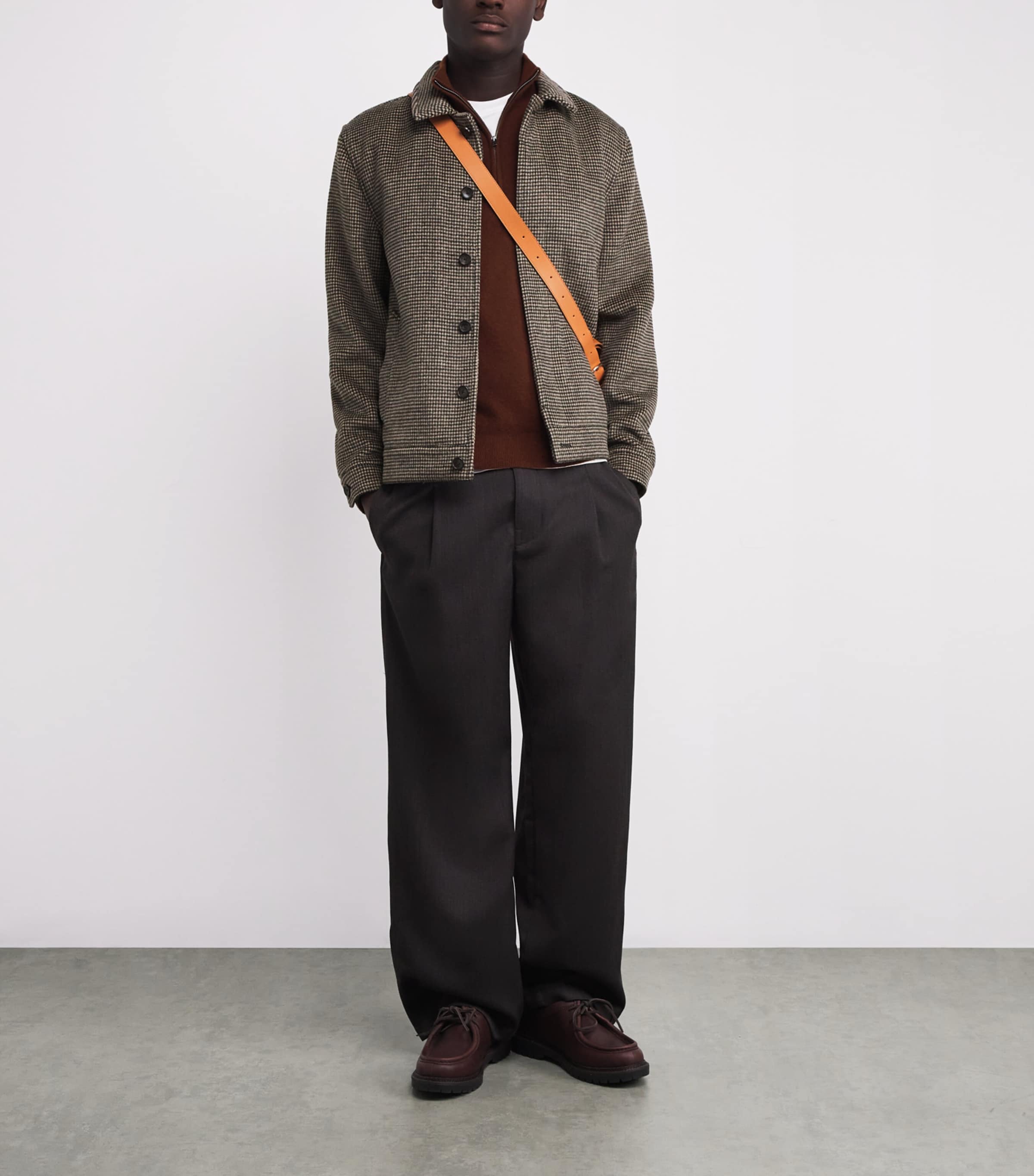 Houndstooth Bomber Jacket 826DRC DRK RST COMBO Image 2