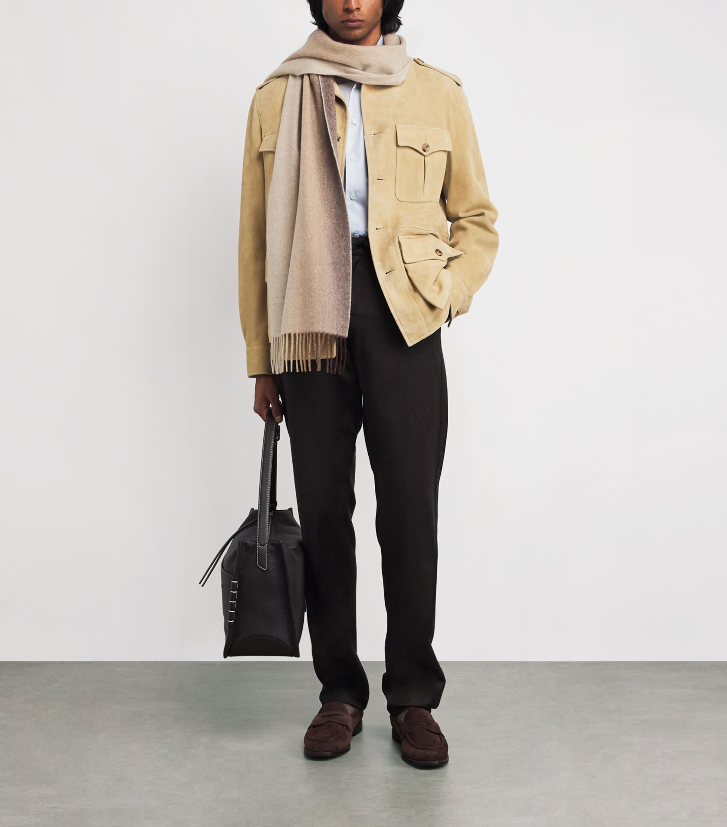 Cashmere Scarf BROWN/1114 Image 2