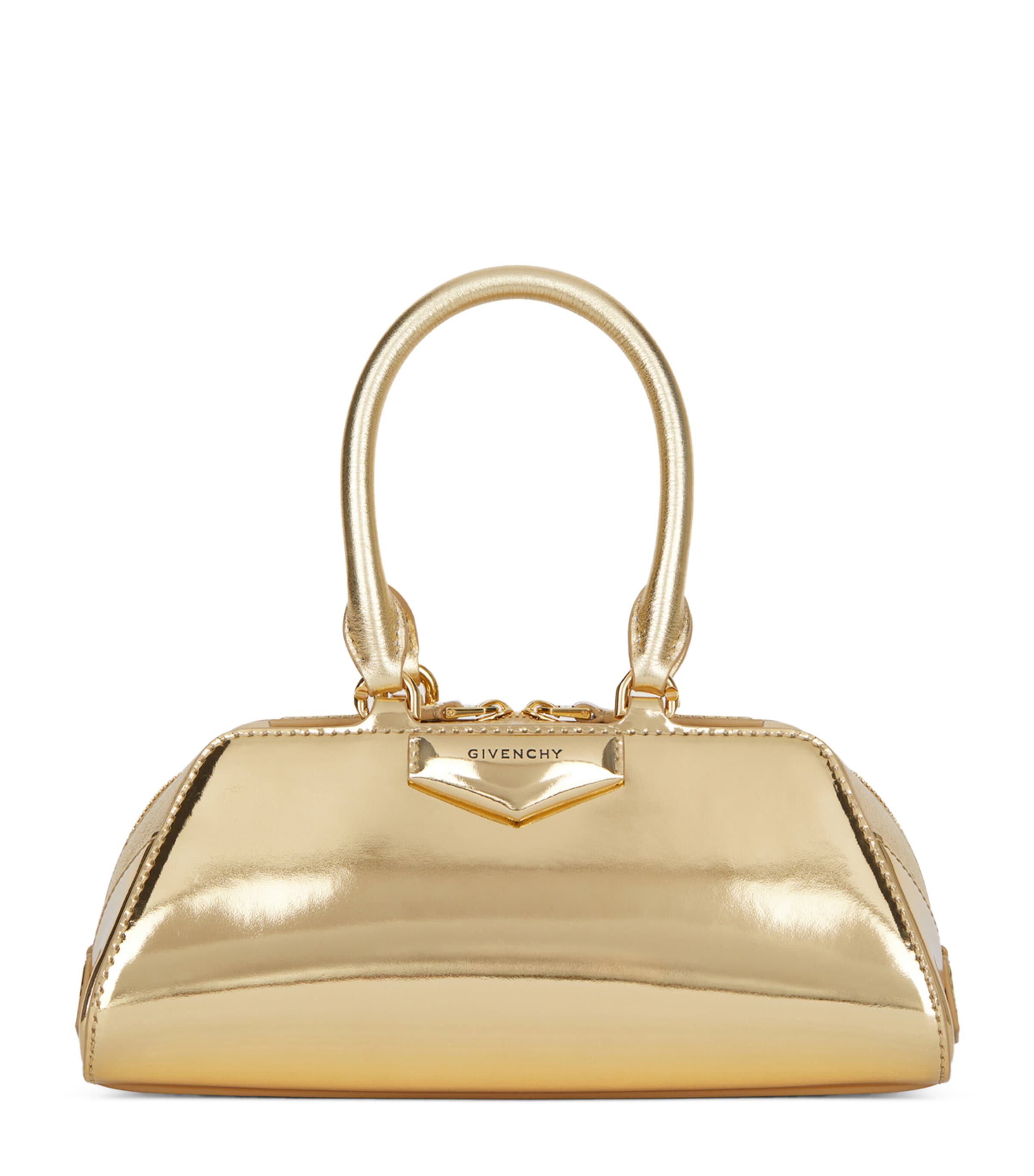 Givenchy Mini Leather Antigona East West Top-handle Bag