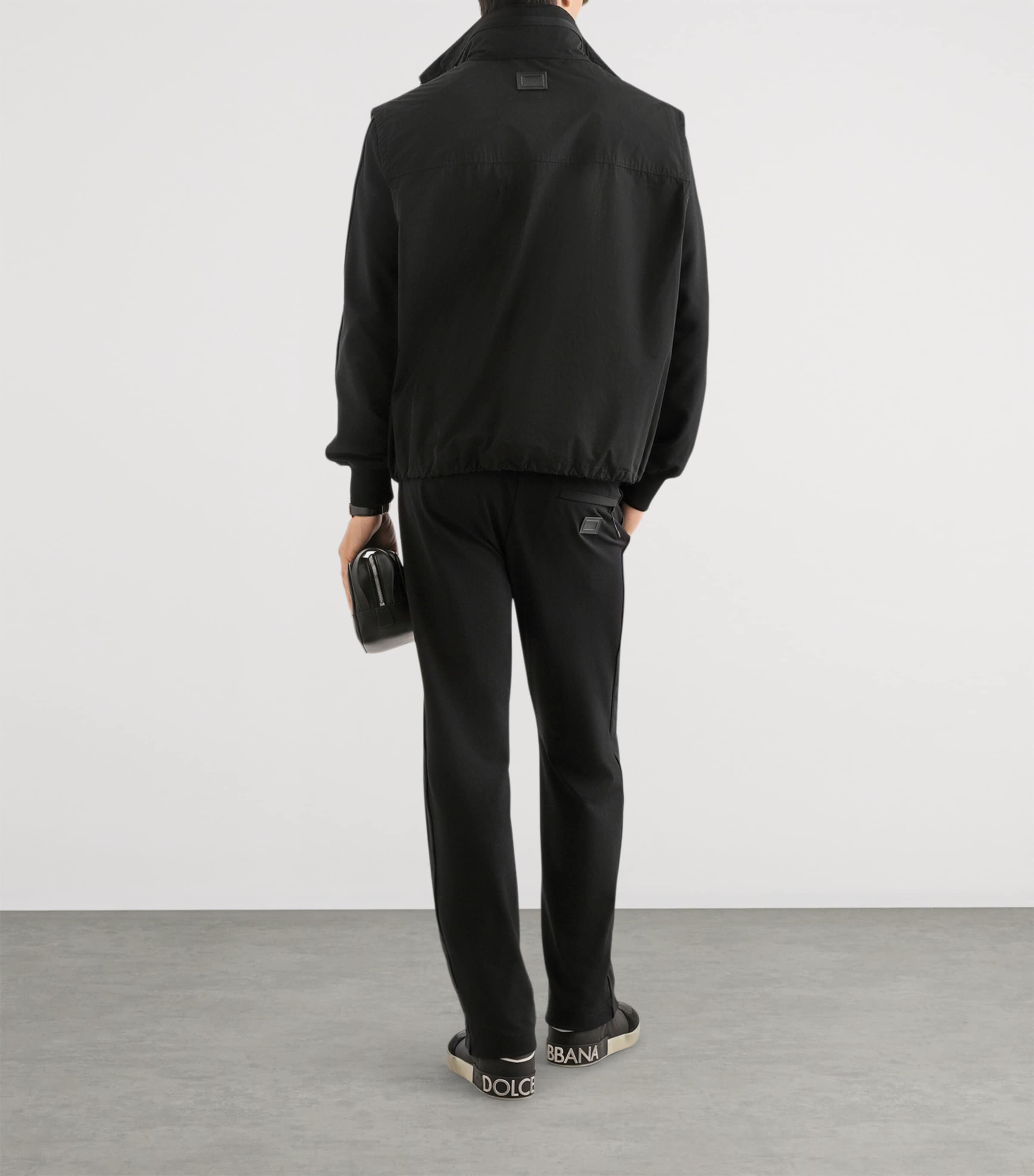 Dolce&Gabbana Mens Zipped Cardigan Blac Image 3