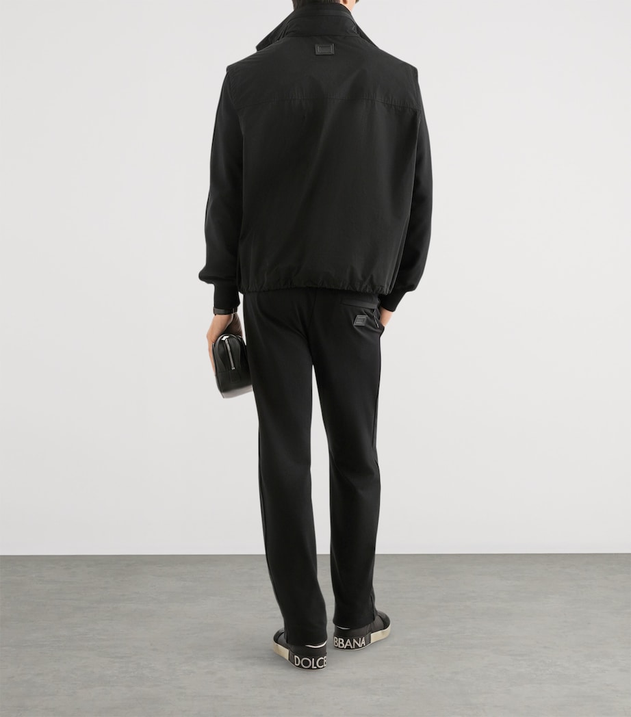 Dolce&Gabbana Mens Zipped Cardigan Blac Image 3