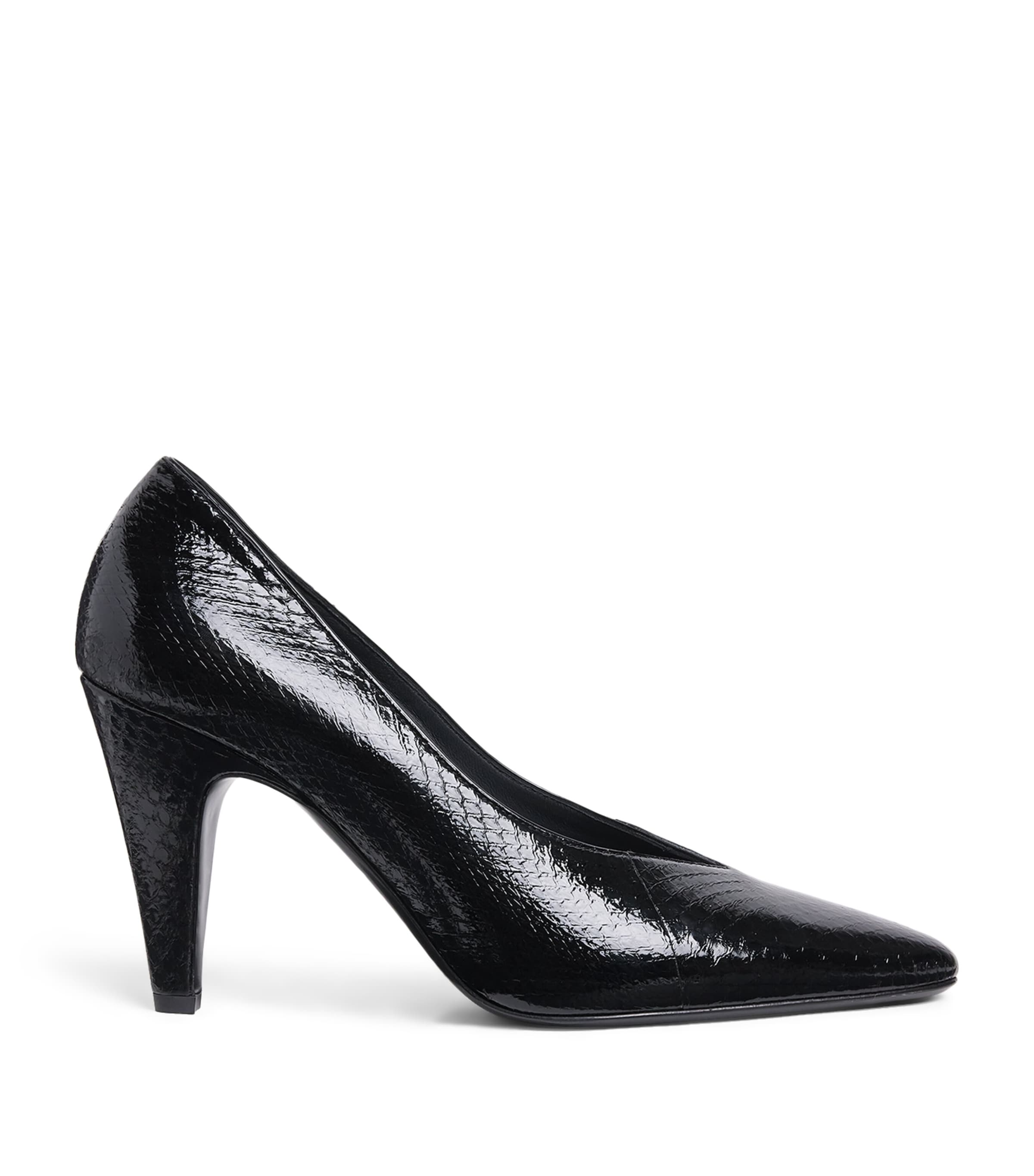Alaïa Snakeskin Cone Pumps 90 Noir Image 1