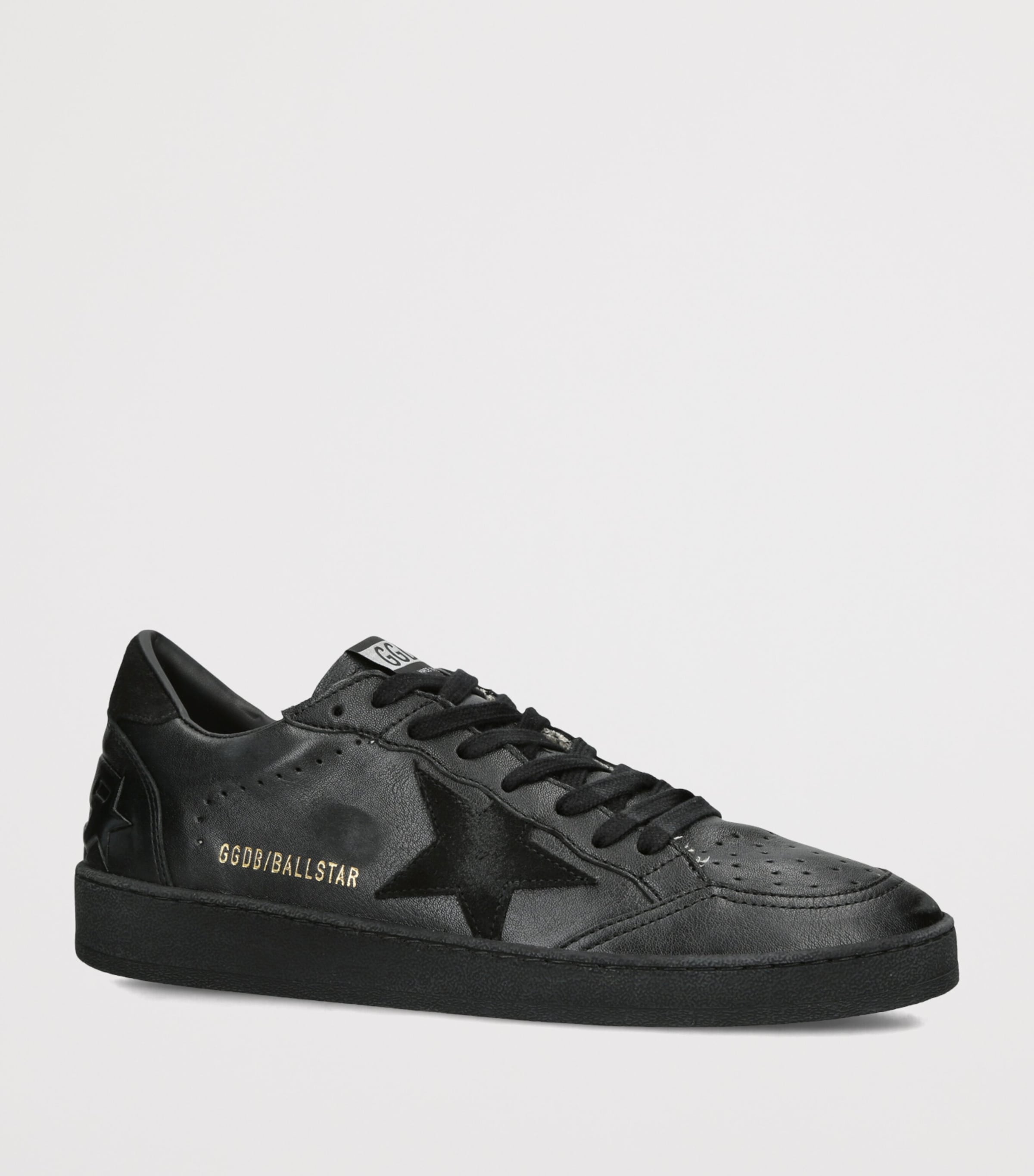 Golden Goose Nappa Leather Ball Star Sneakers Black Image 2