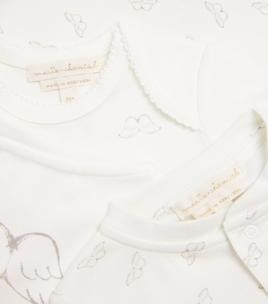 Marie-Chantal Angel Wing Gift Set (0-6 Months) White Image 4