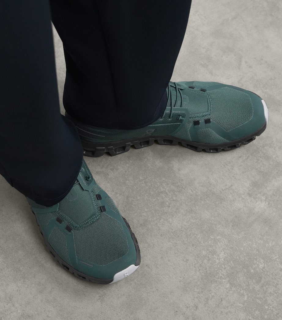 On Mens Cloud 6 Trainers Evergreen | Glacier Image 2