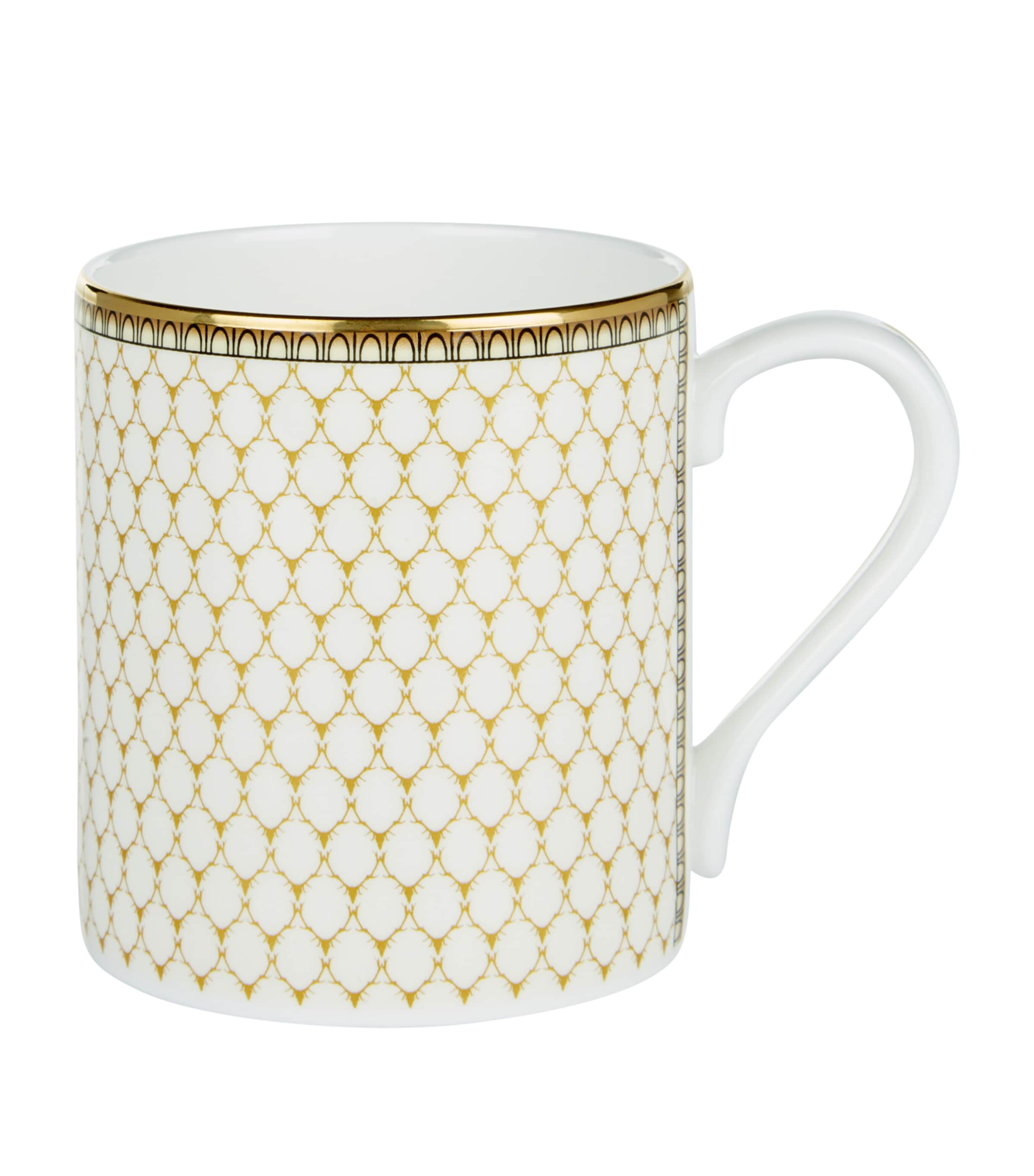 Halcyon Days Antler Trellis China Mug Ivory Image 2