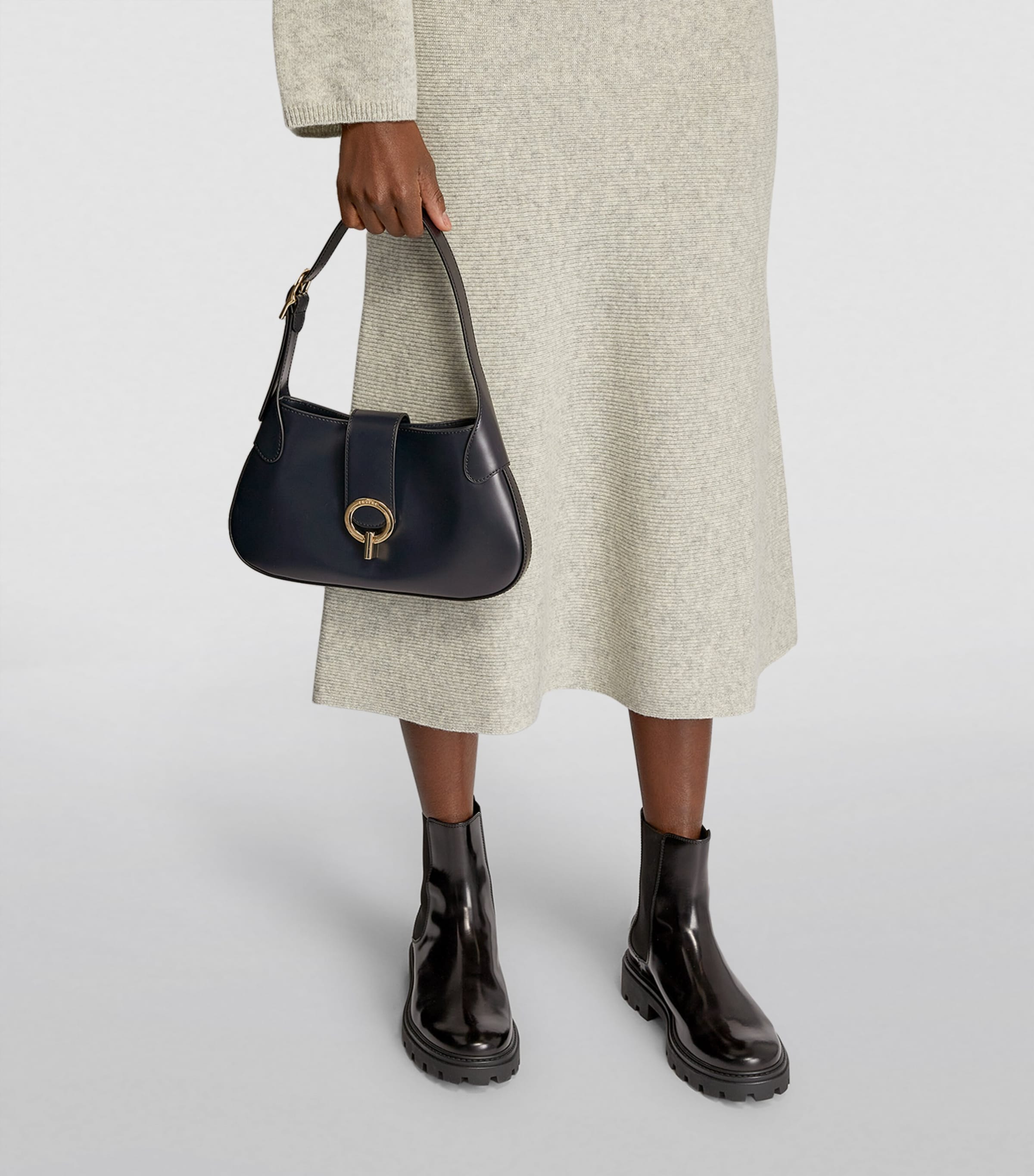 Leather Sweet Janet Bag BLACK Image 5