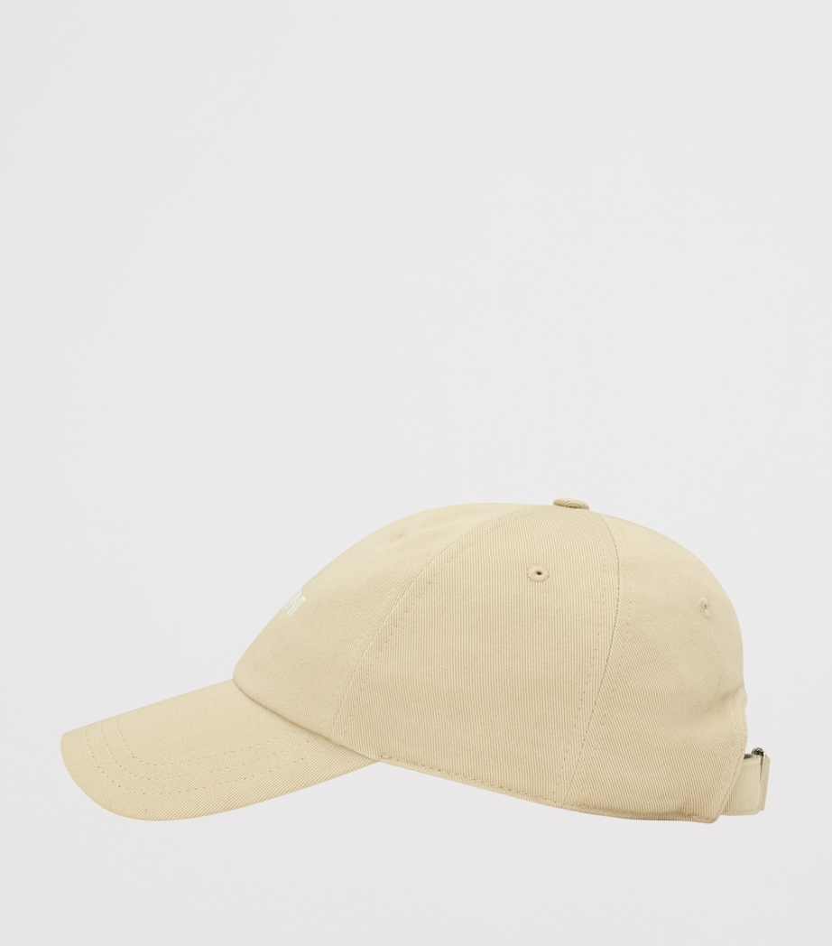 Saint Laurent Cotton Logo Baseball Cap Image 3