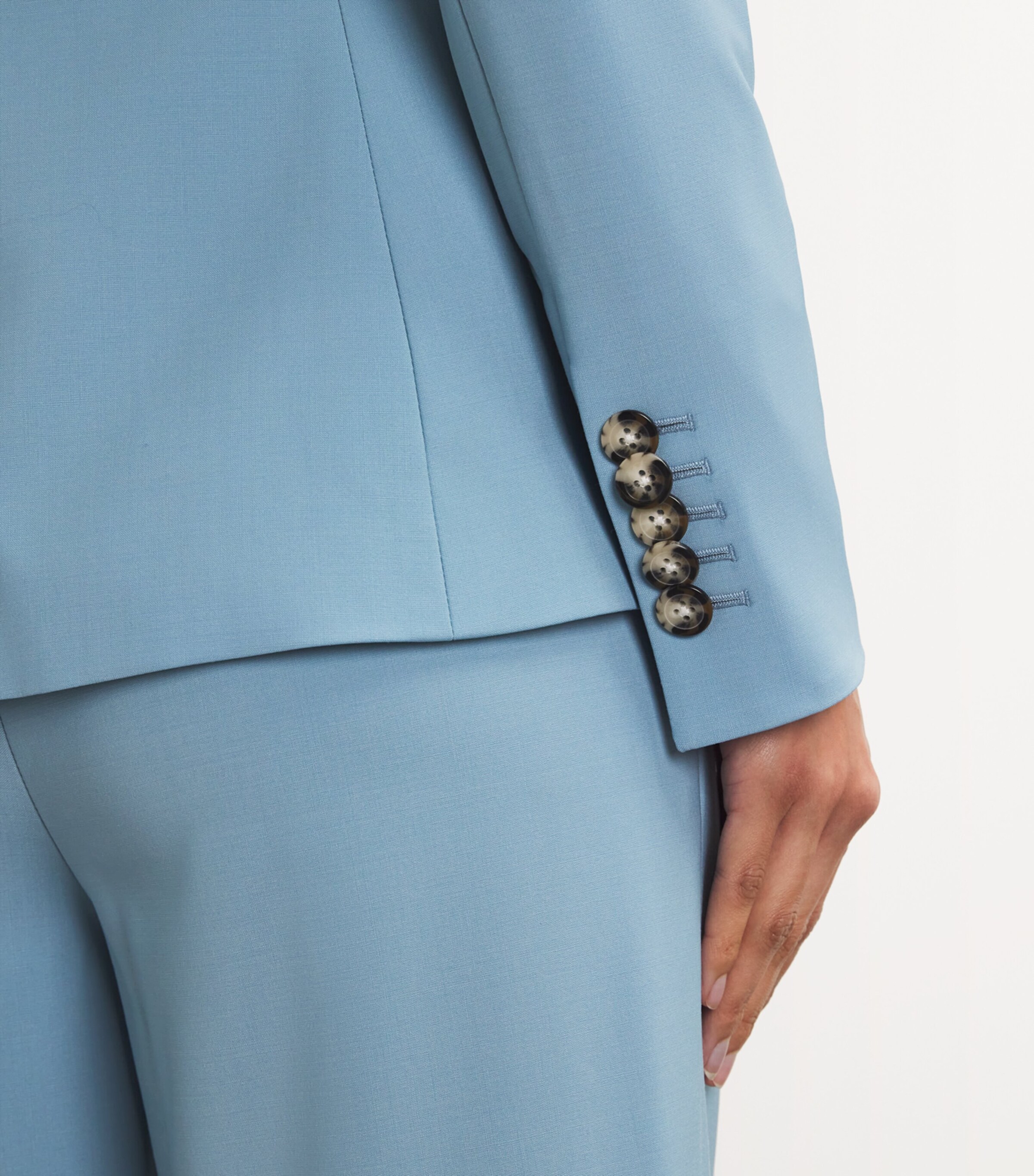 Wool-Blend Miller Dickey Blazer SEA GLASS Image 6