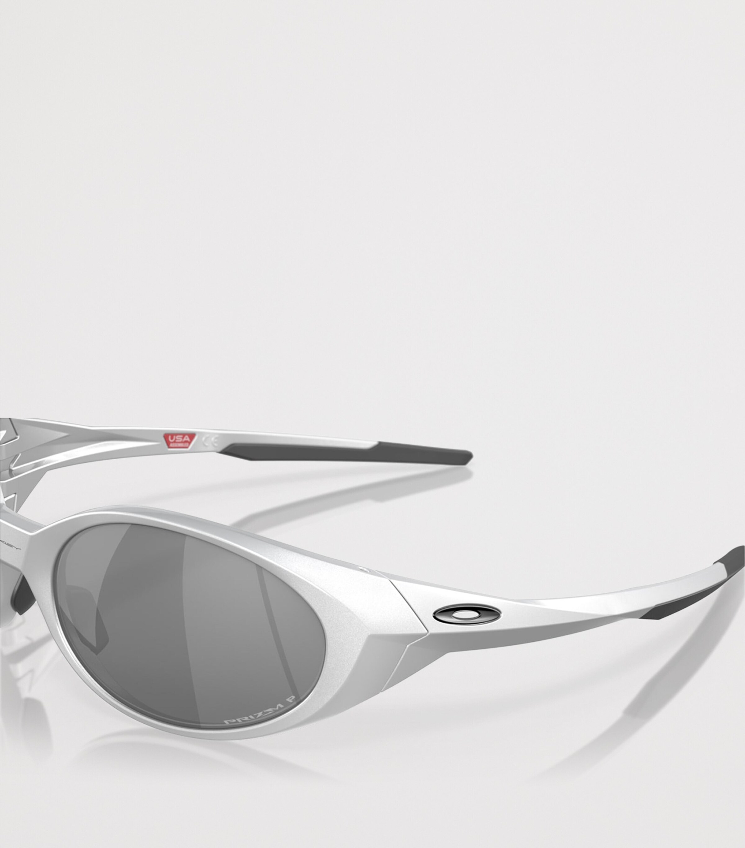 Oakley Eye Jacket Redux Oval Sunglasses Silver Image 7