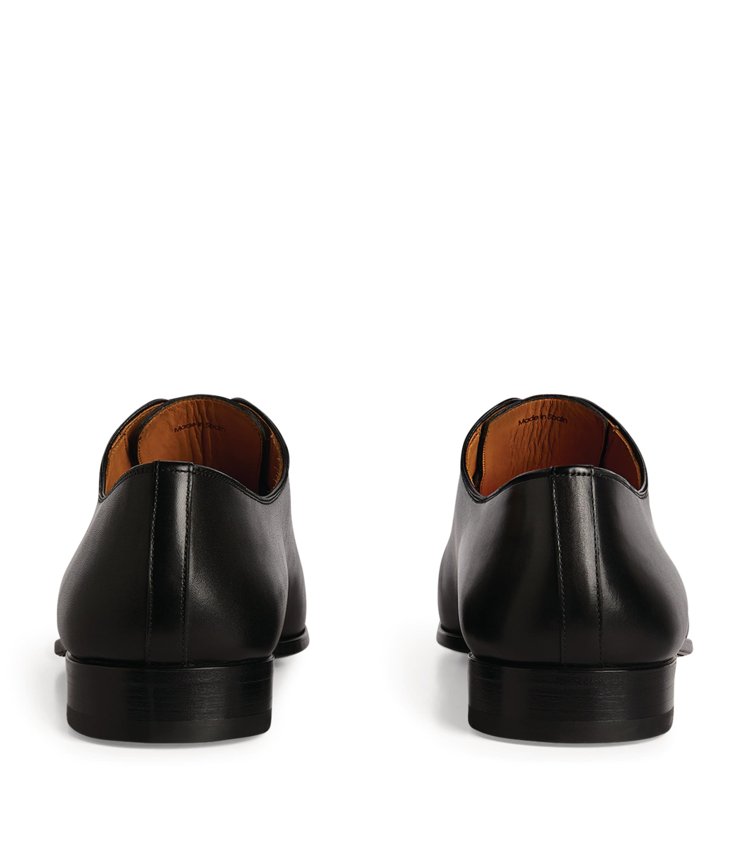 Magnanni Leather Wholecut Oxford Shoes Black Image 2