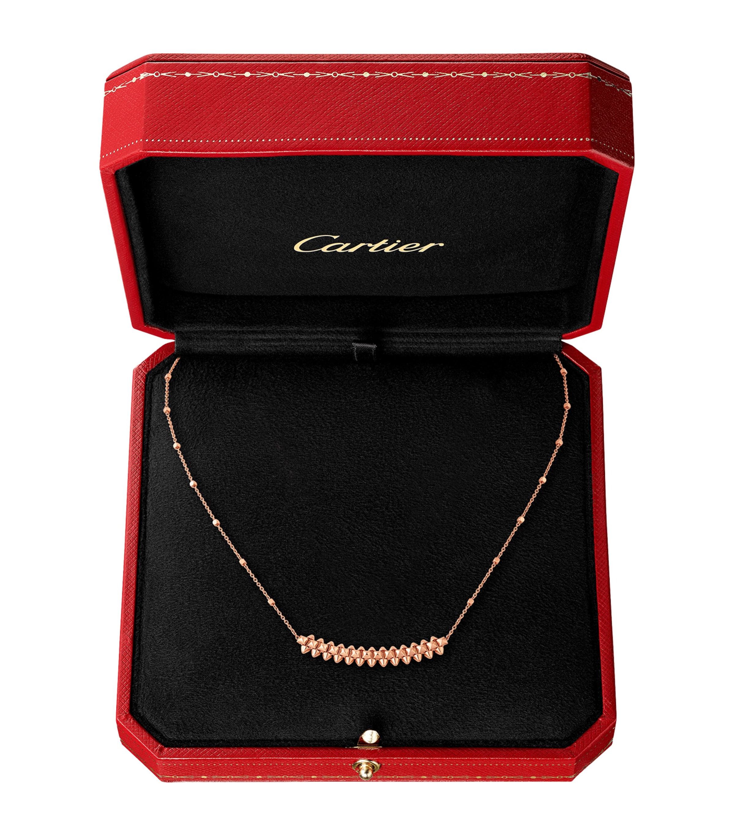Small Rose Gold Clash de Cartier Necklace ROSE GOLD Image 3