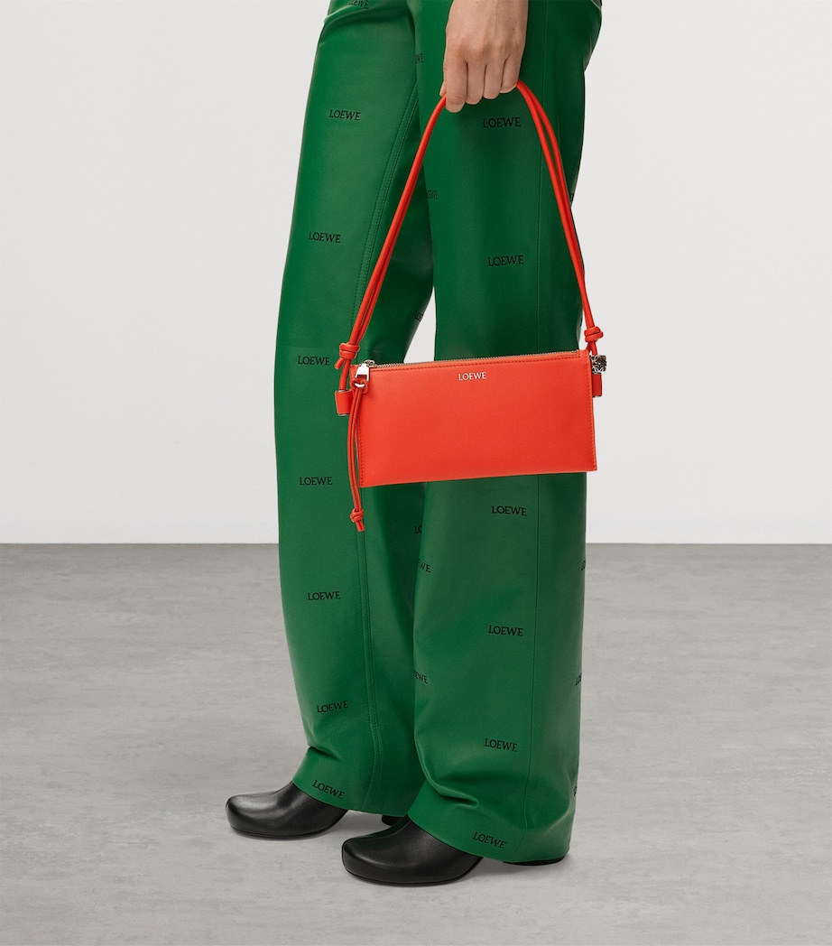 LOEWE Leather Joya Pouch Sunrise Orange Image 7