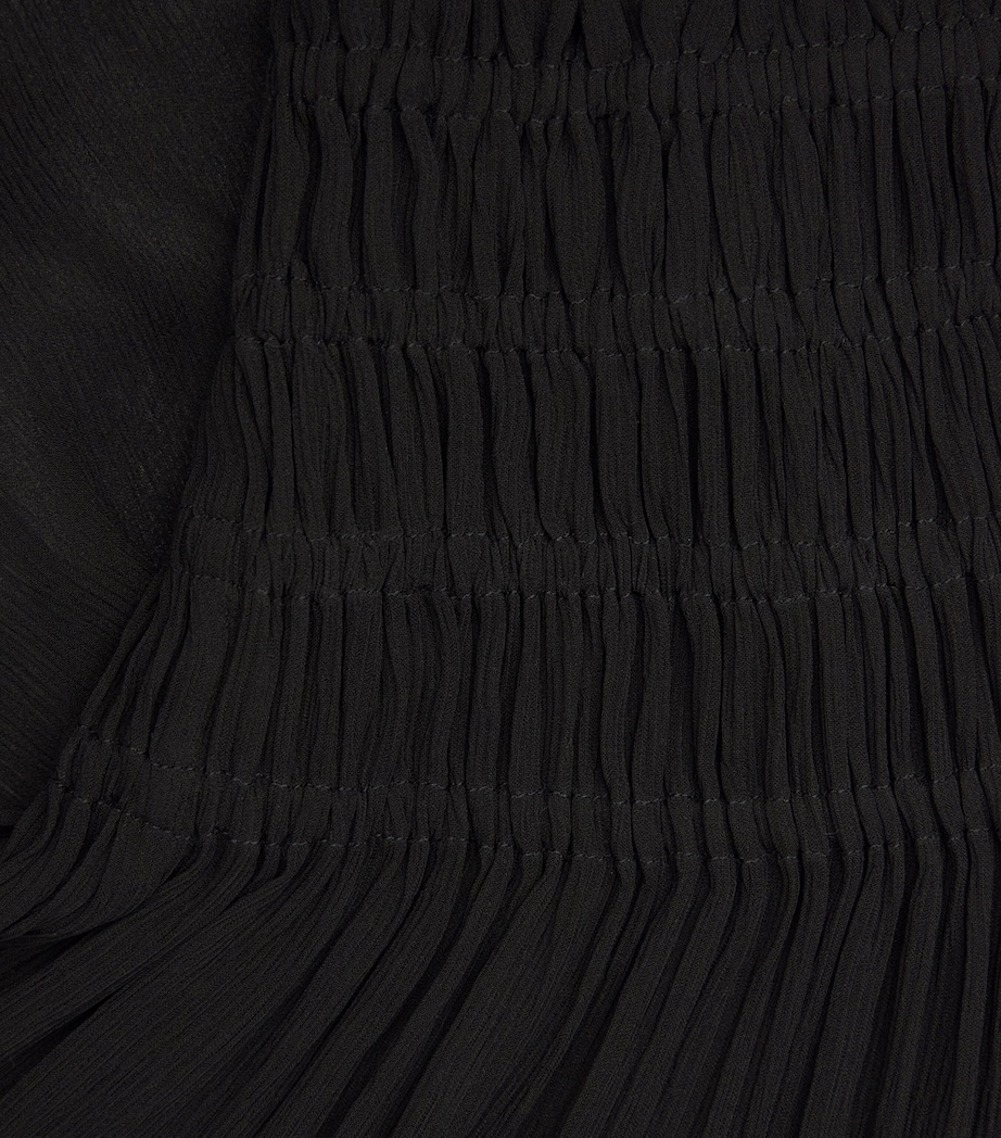 Eres Womens Silk Muslin Irresistible Maxi Skirt Noir Image 6
