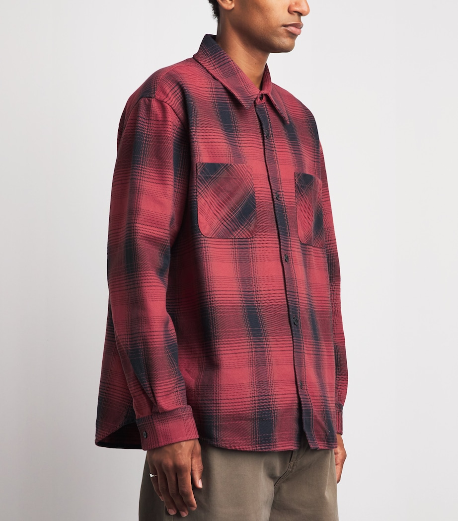 Our Legacy Mens Cotton Check Whoppin Shirt Bison Chck Ranch Ctn Image 4