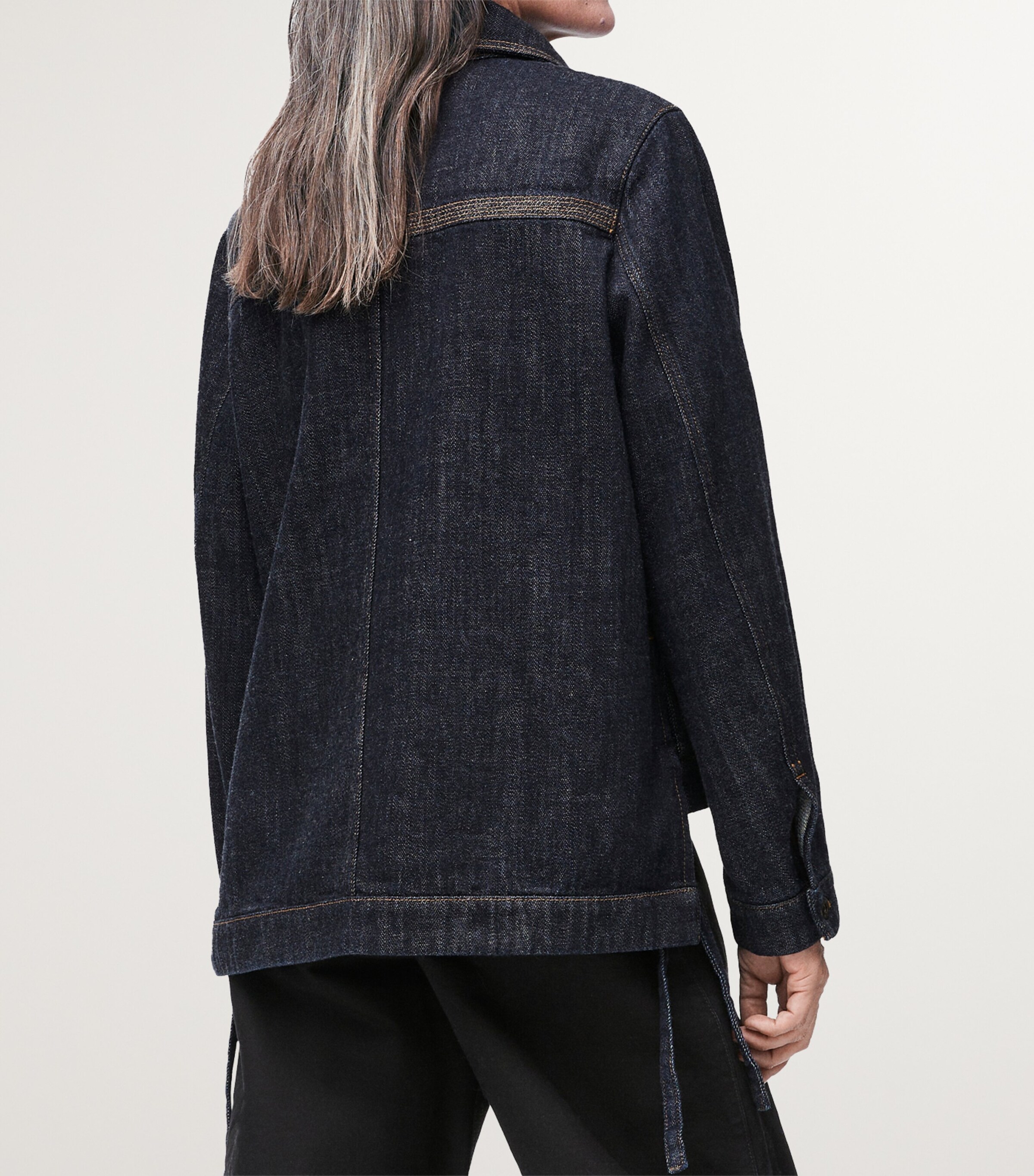 Denim Workwear Jacket INDIGO BLUE Image 4