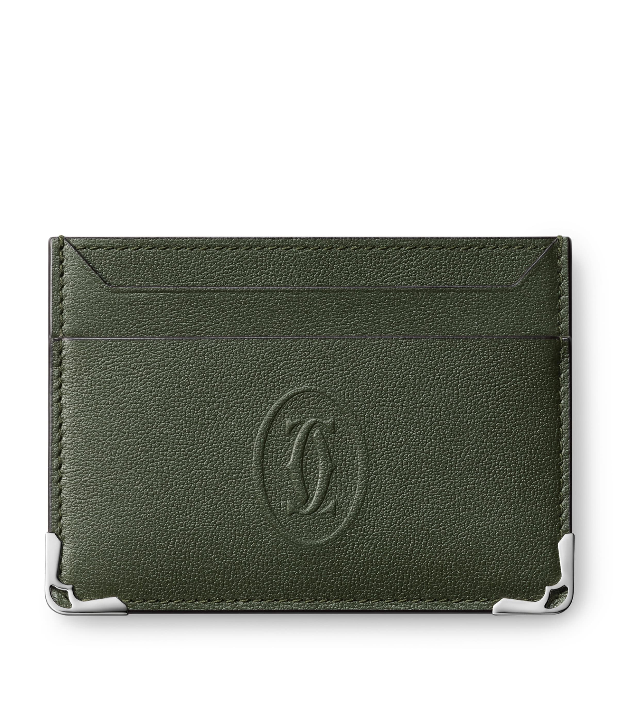 Cartier Leather Must de Cartier Card Holder Green Image 1