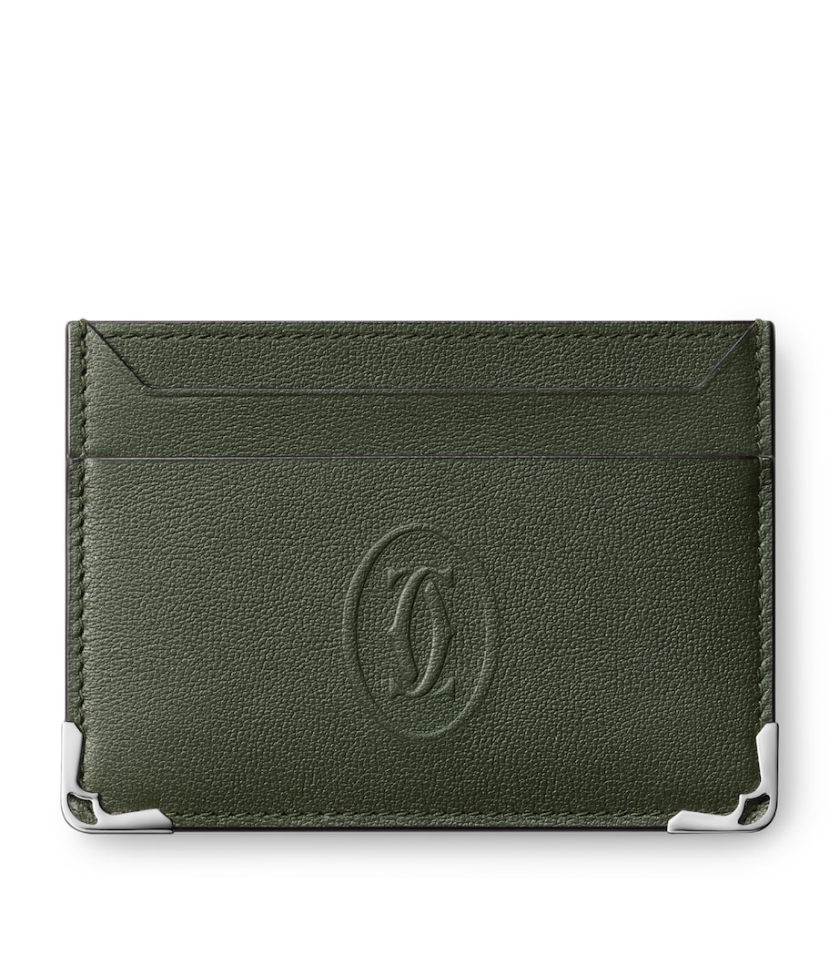 Cartier Leather Must de Cartier Card Holder Green Image 1