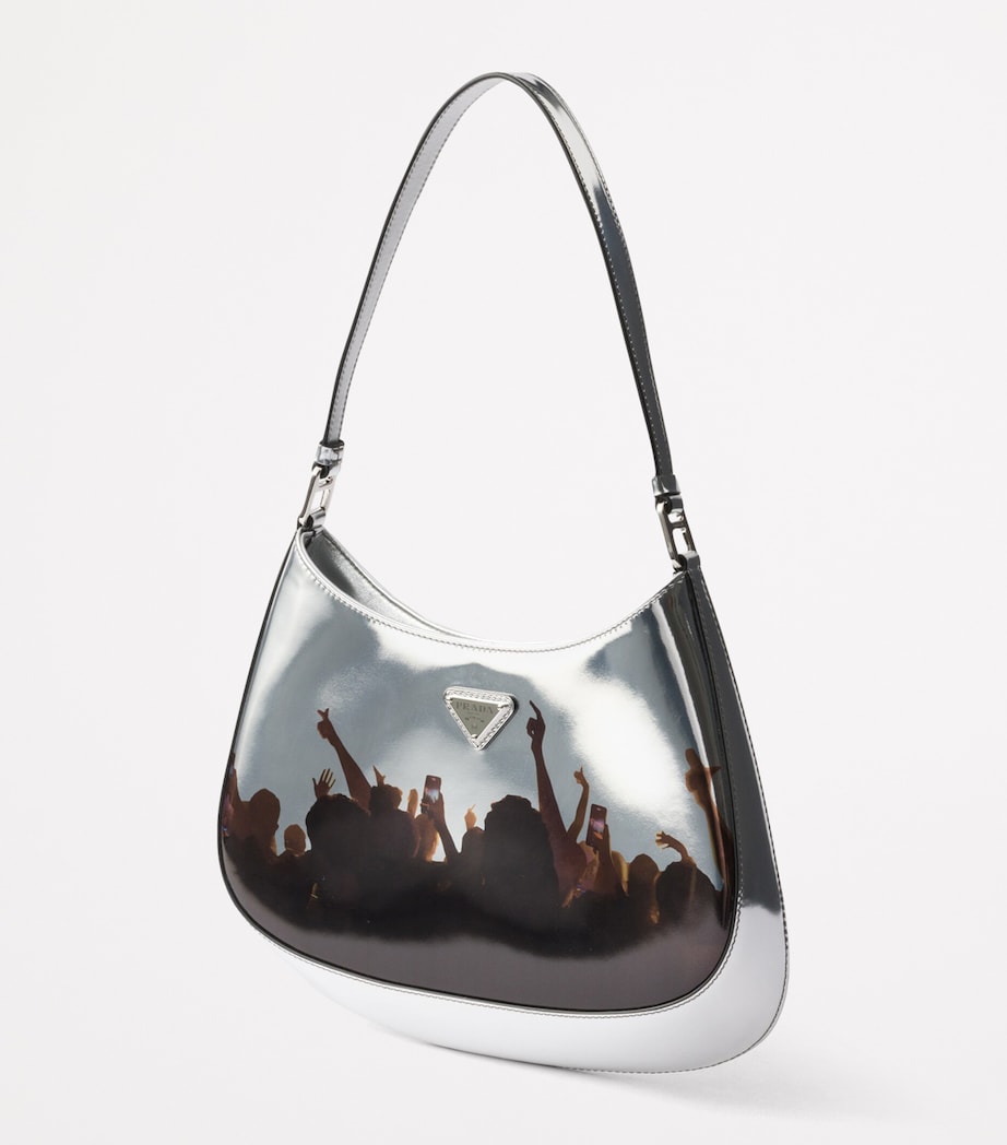 Leather Printed Cleo Shoulder Bag F0118 Image 2