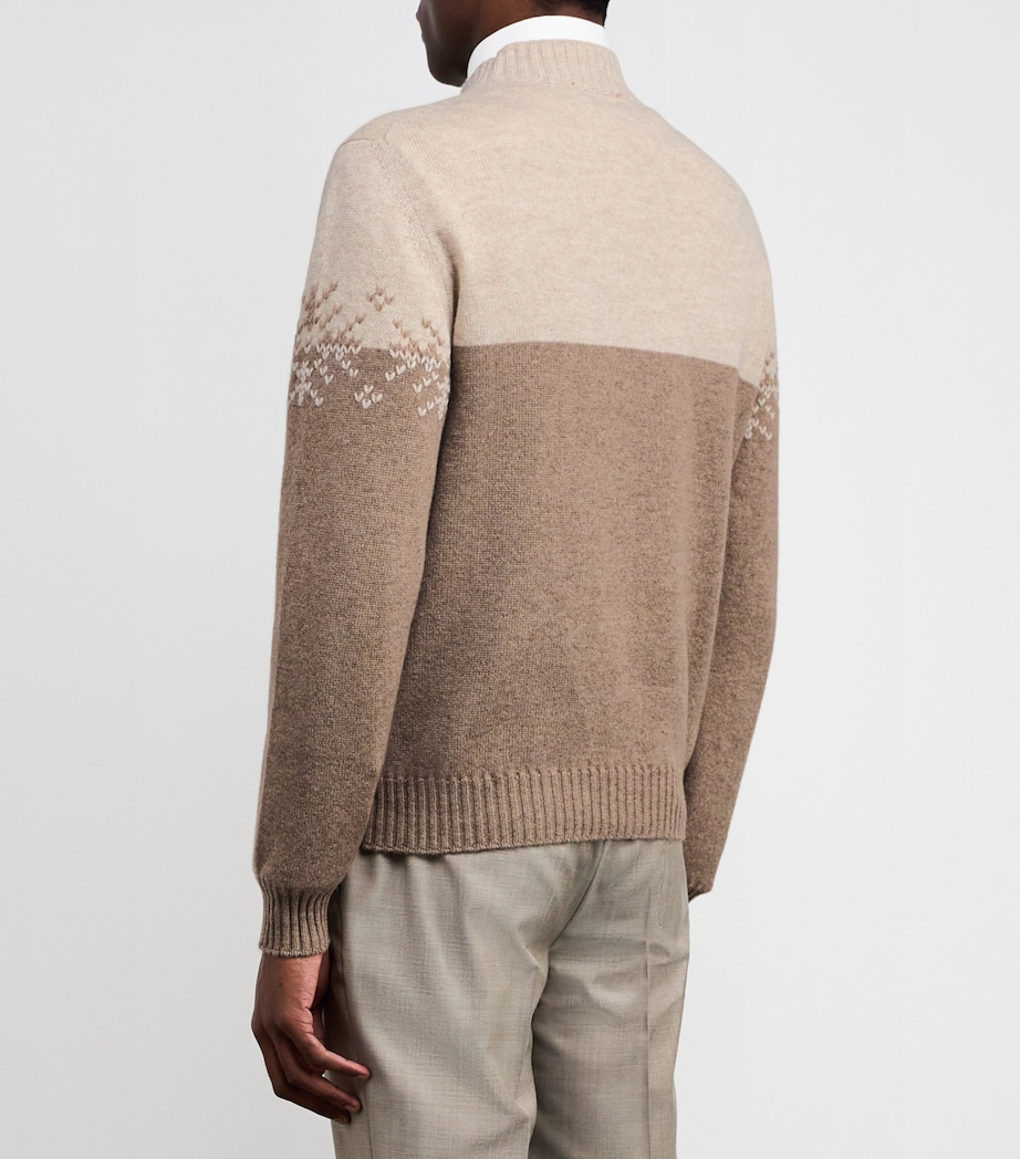 Cashmere Snowflake Sweater A.28 KASHMIR Image 4