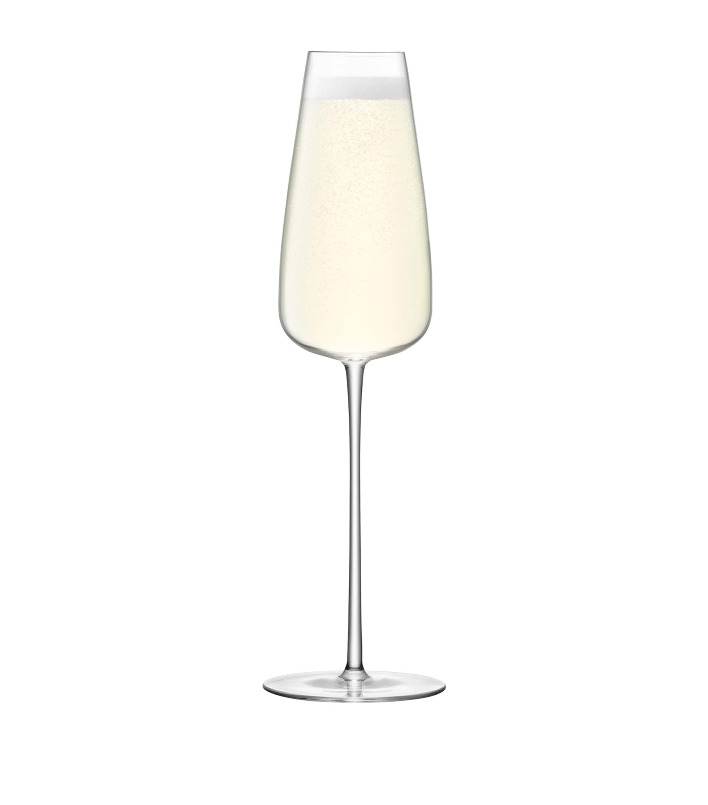 Set of 2 Wine Culture Champagne Flutes (330ml) CLEAR Image 3