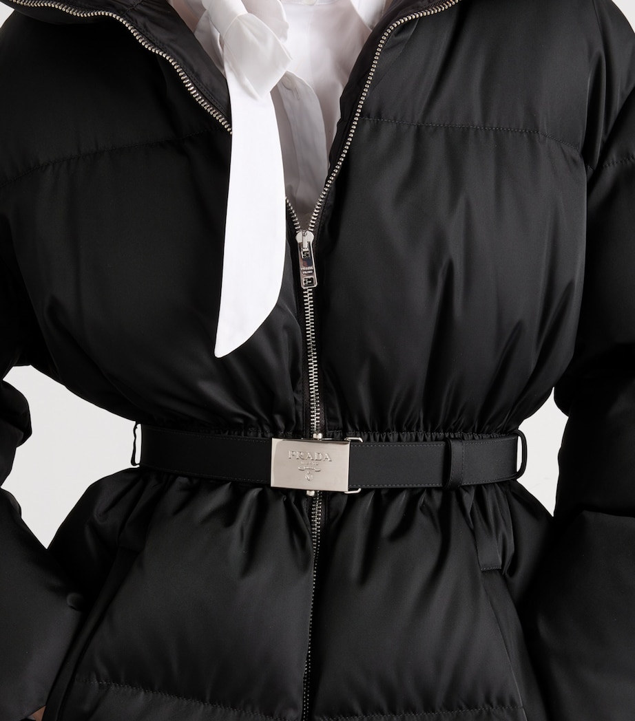 Down Re-Nylon Hooded Jacket F0002 Image 3