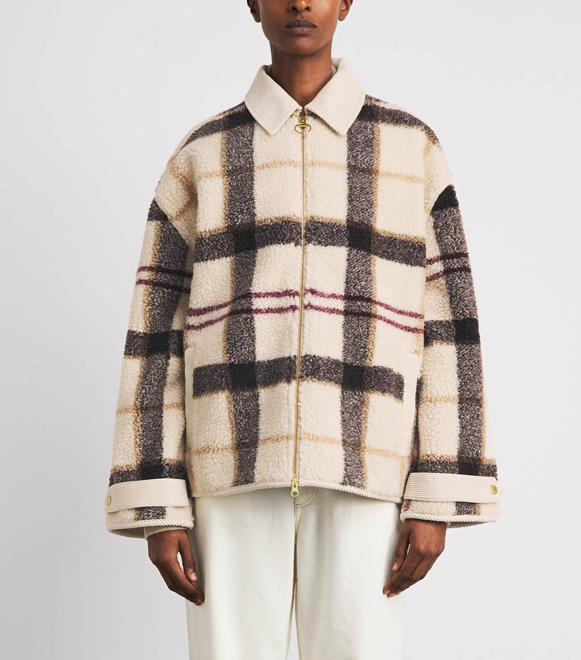 Barbour Multi Fleece Tartan Hazelwood Jacket | Harrods US