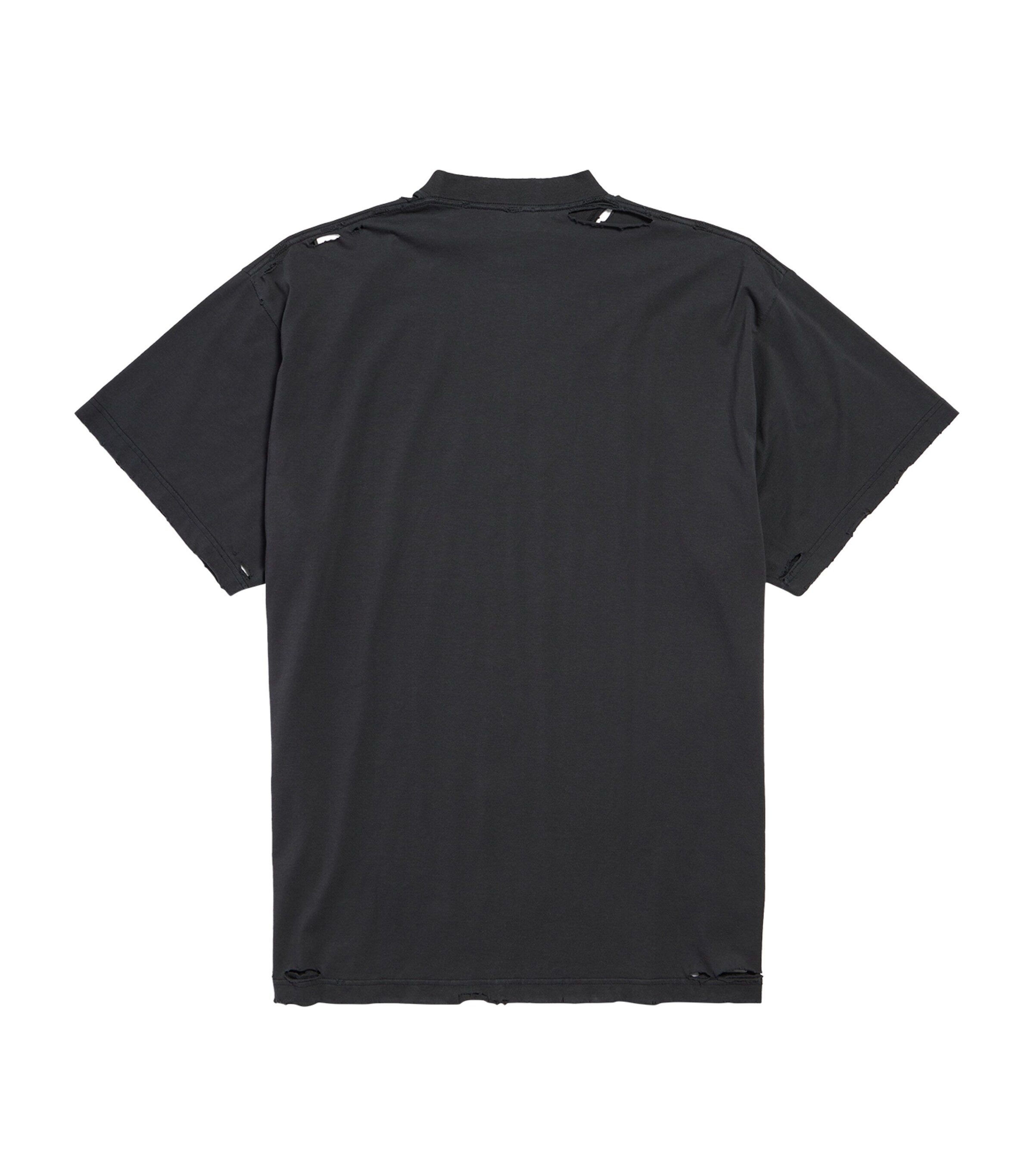 Balenciaga Mens Cotton Oversized Logo T-Shirt Image 2