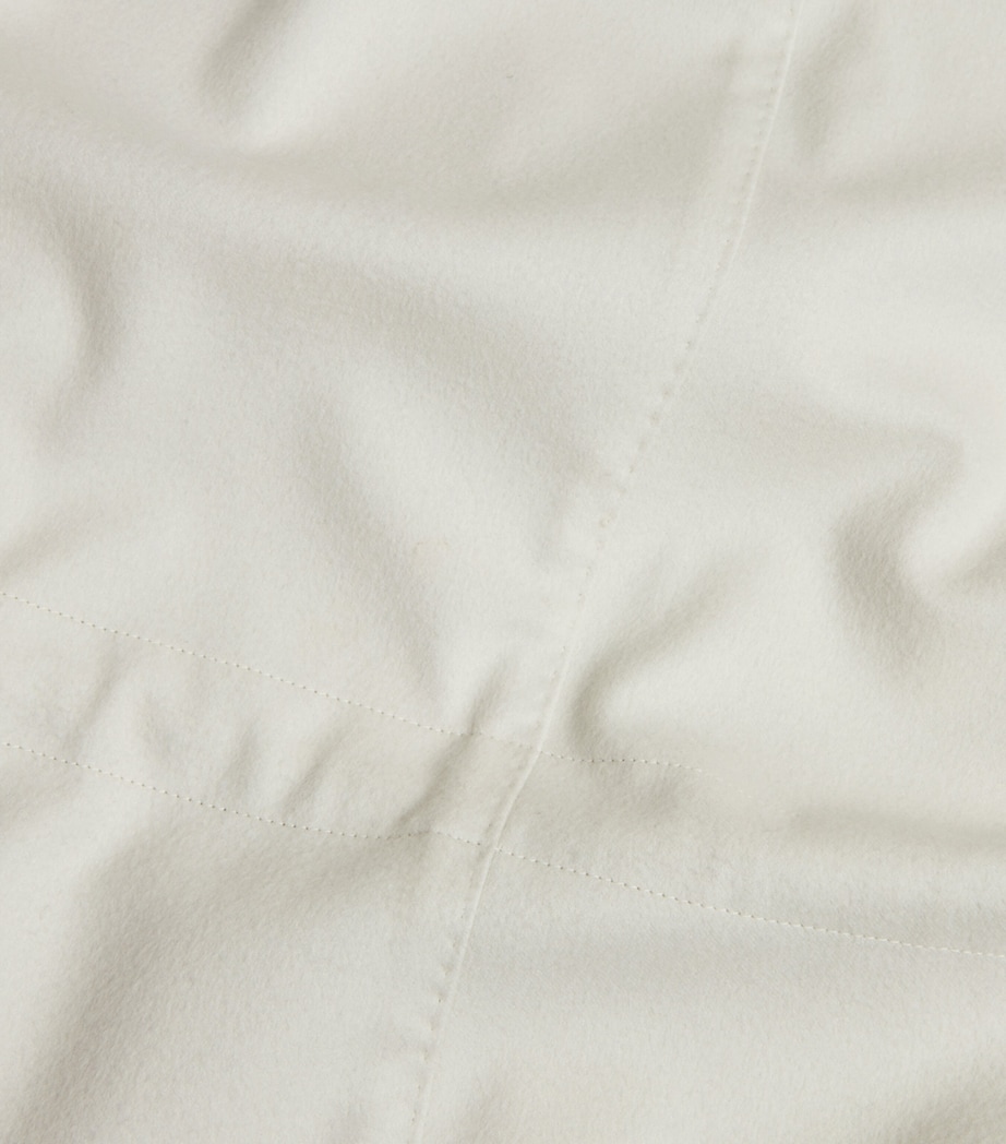 Cashmere-Blend Technical Jacket 100WHITE Image 8