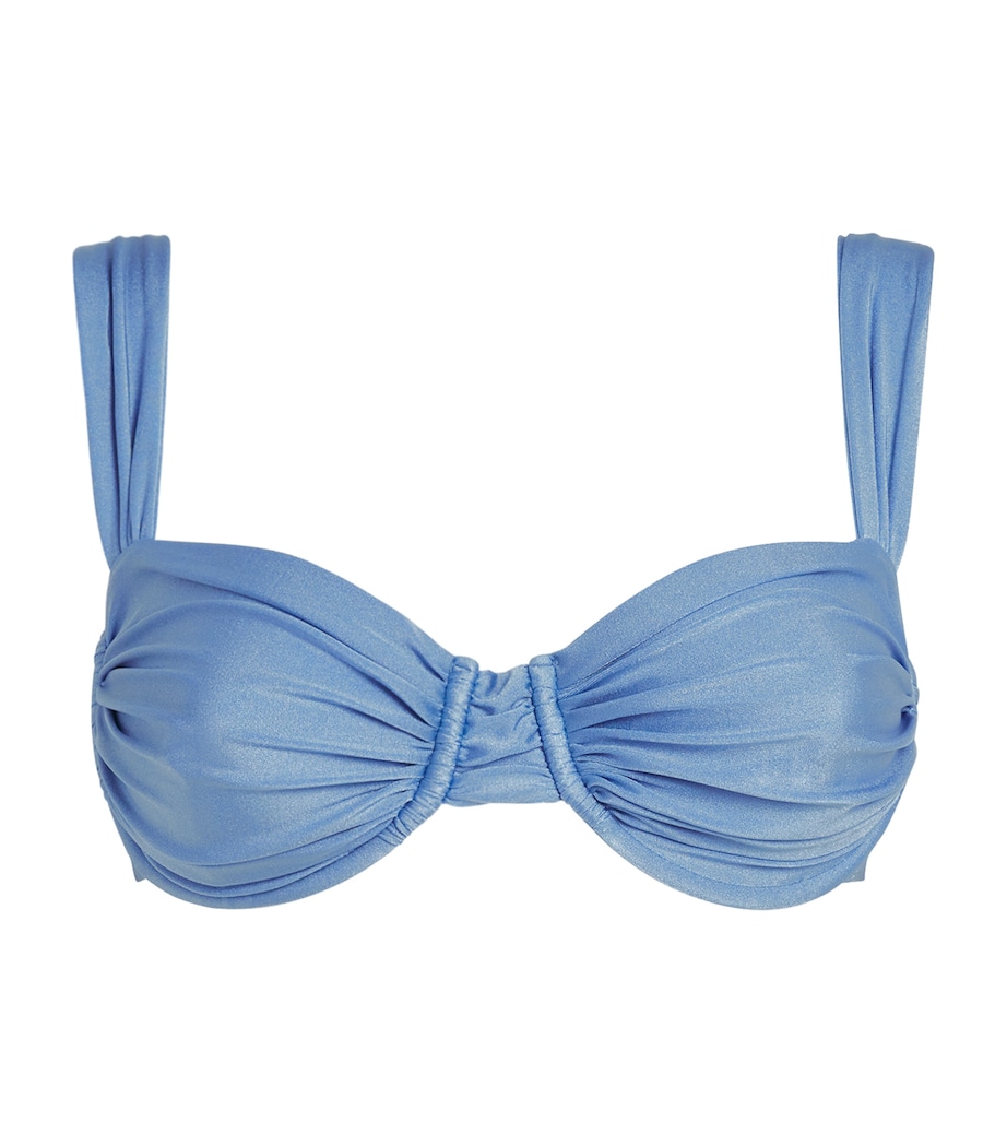 Faithfull The Brand Womens Sol Bikini Top Sapphire Image 1